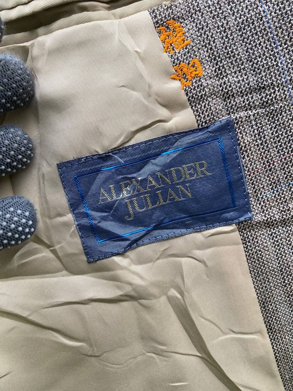 Alexander Julian Vintage 80s Alexander Julian Plaid Blazer Size US M / EU 48-50 / 2 - 6 Thumbnail