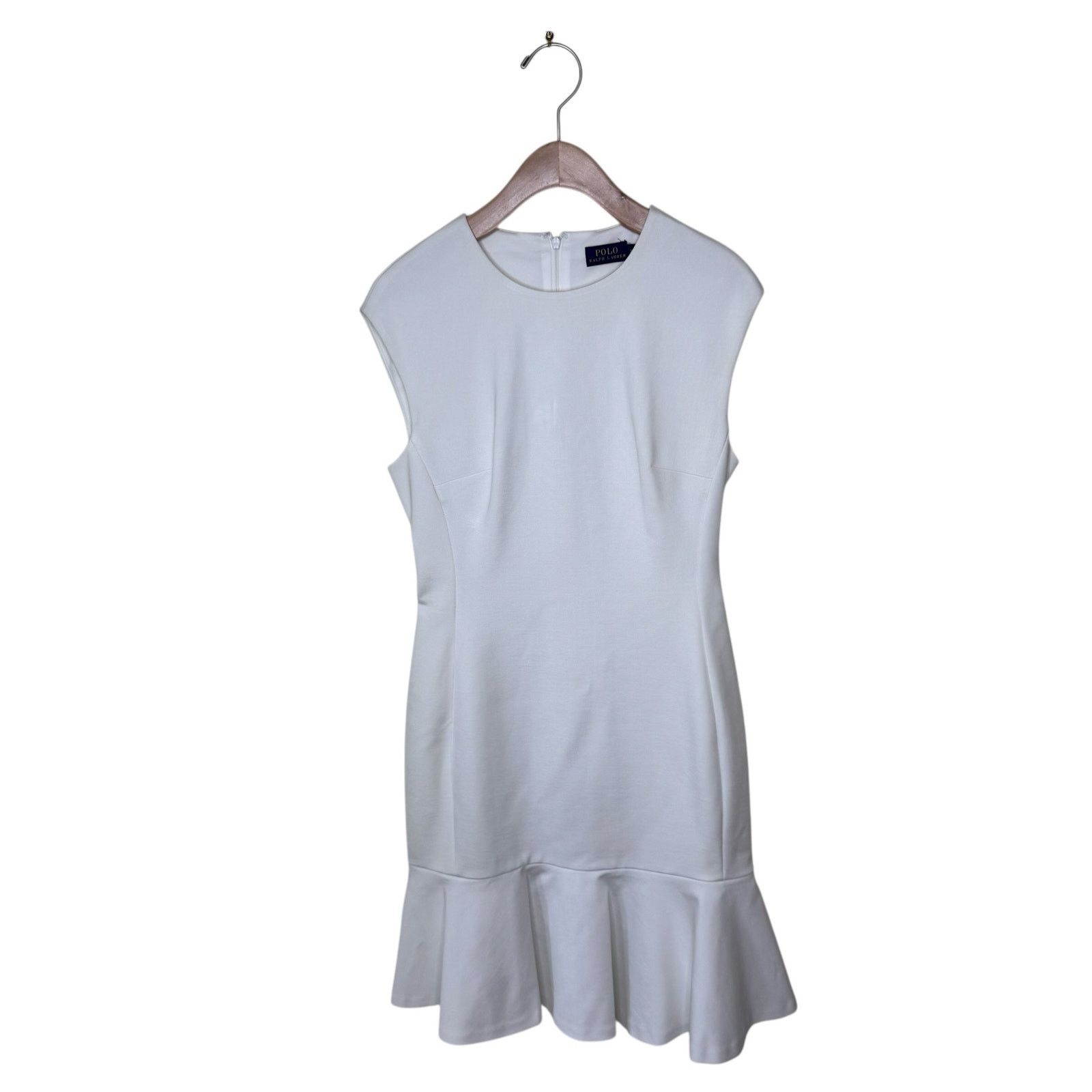 Polo Ralph Lauren POLO Ralph Lauren Ruffled Ponte Cap Sleeve Mini Dres Size XS / US 0-2 / IT 36-38 - 3 Thumbnail