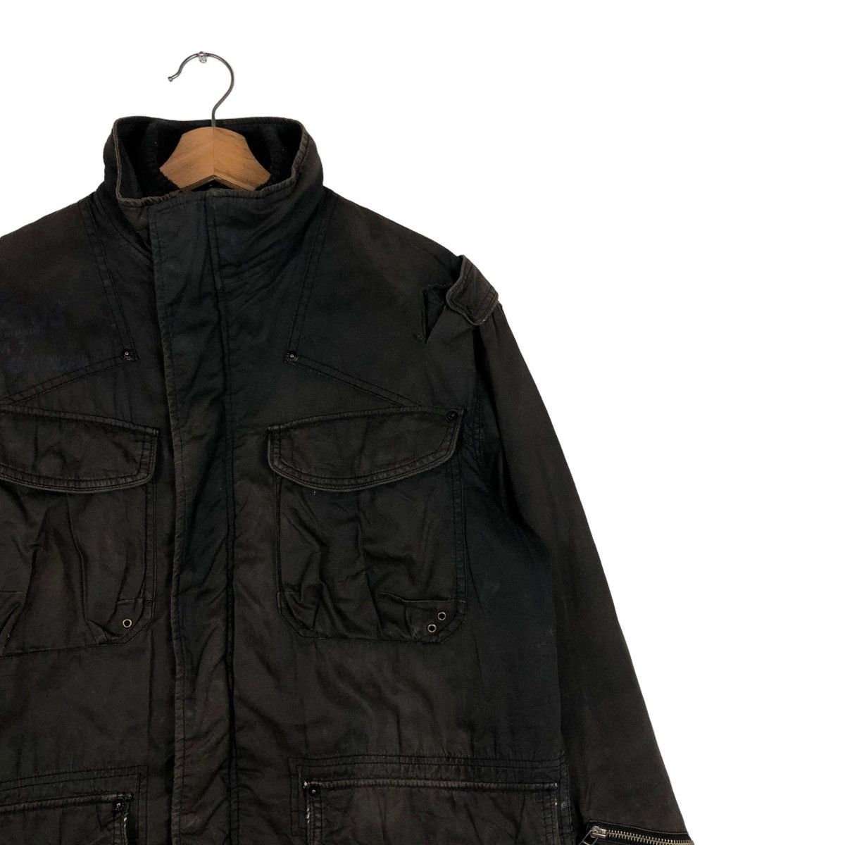 Avirex 🔥VINTAGE BIKER JACKET AVIREX BONDAGE CARGO POCKETS 4D Size US L / EU 52-54 / 3 - 8 Thumbnail