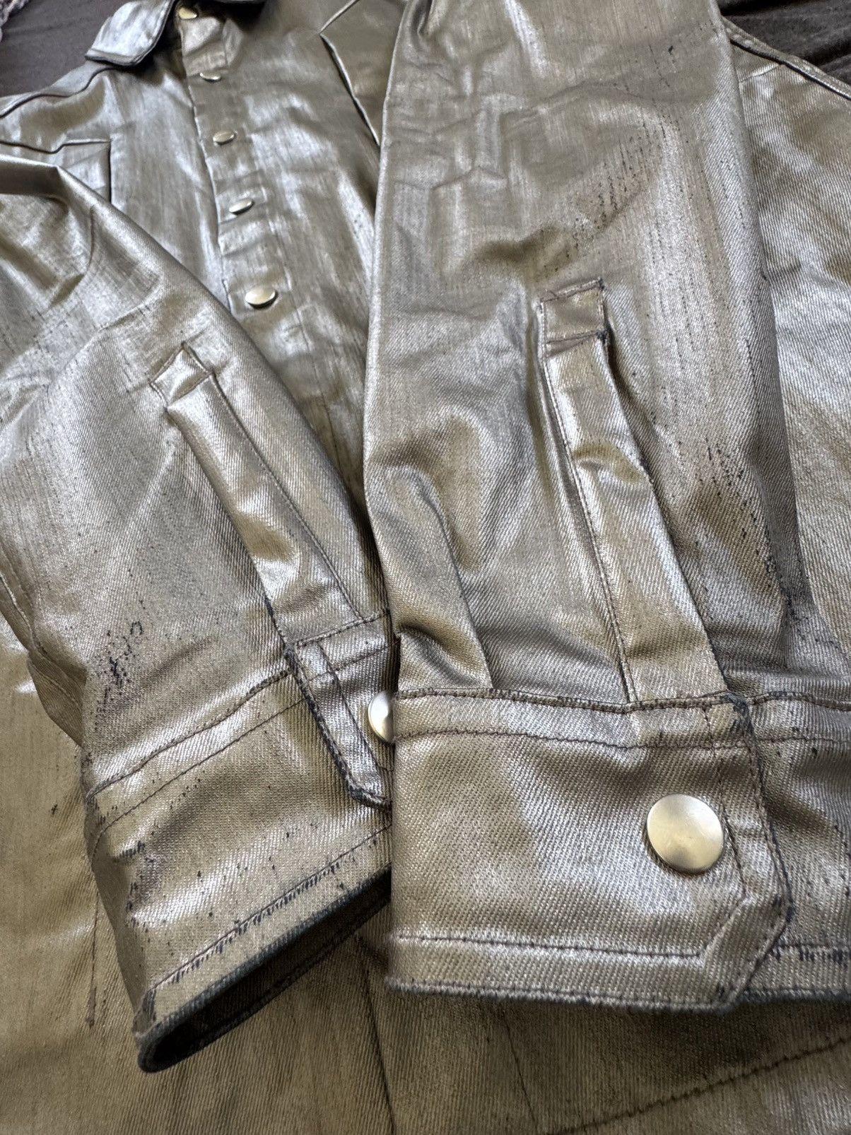 Rick Owens Rick Owens Gunmetal Fogpocket Shirt Size US M / EU 48-50 / 2 - 13 Thumbnail