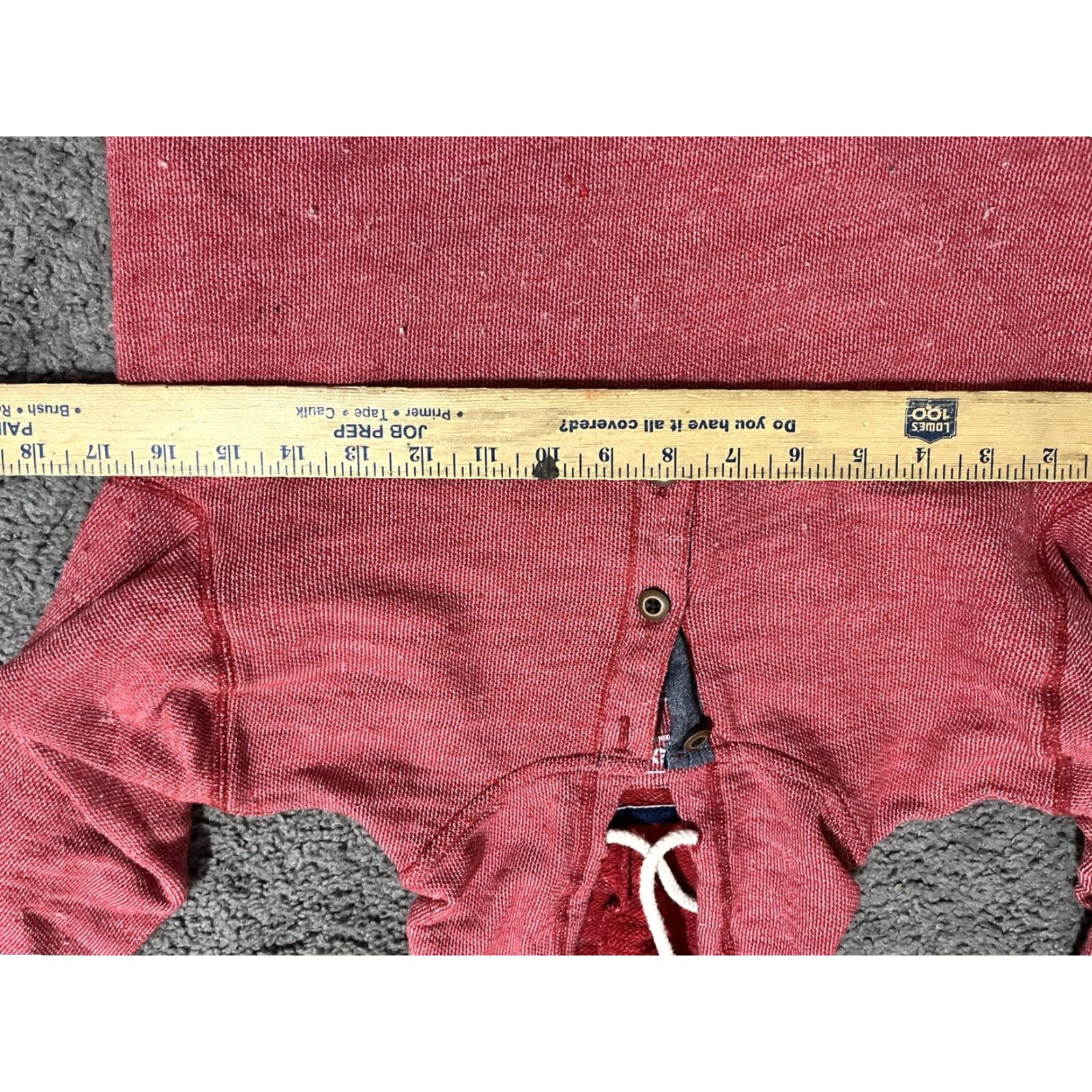 Express VINTAGE Express Knit Hoodie Mens XS Red Pullover 3 Button Cotton Sweatshirt Knitted Breathable Hooded 90s Mens Size US L / EU 52-54 / 3 - 5 Thumbnail
