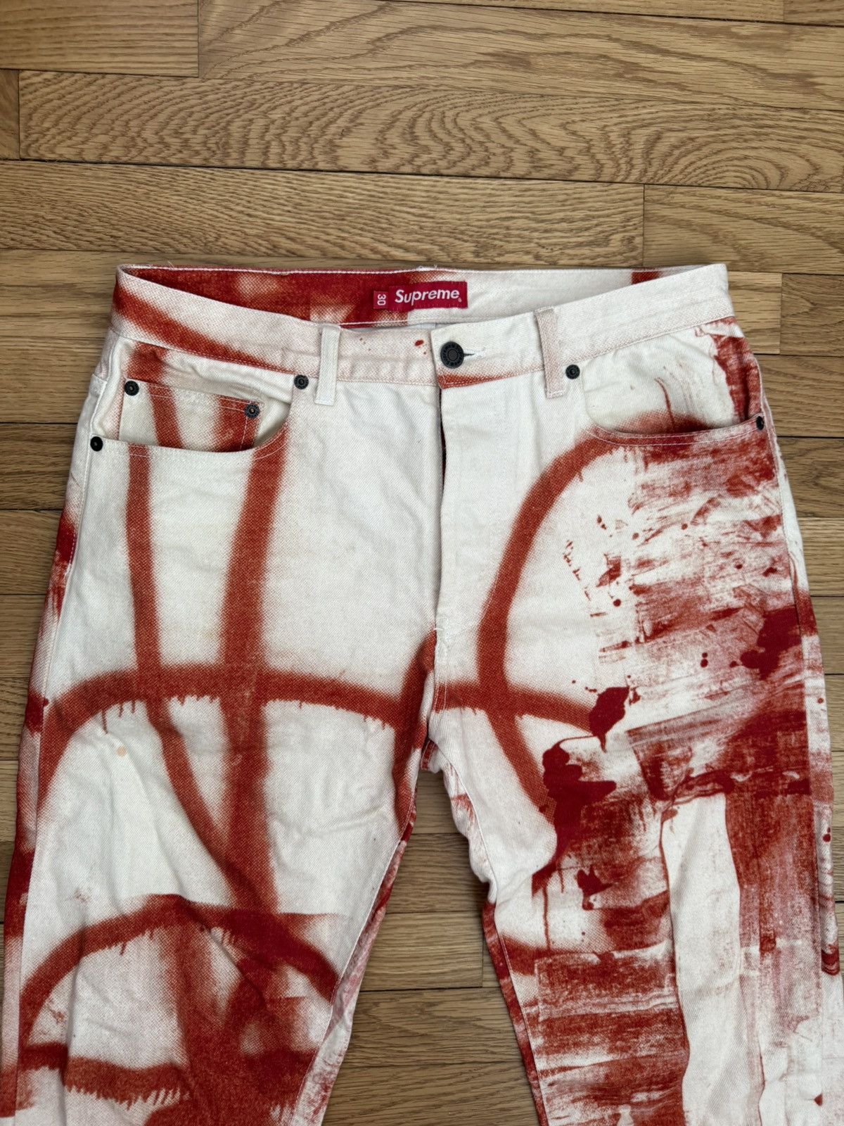 Supreme Supreme Christopher Wool regular jeans Size US 30 / EU 46 - 1 Thumbnail