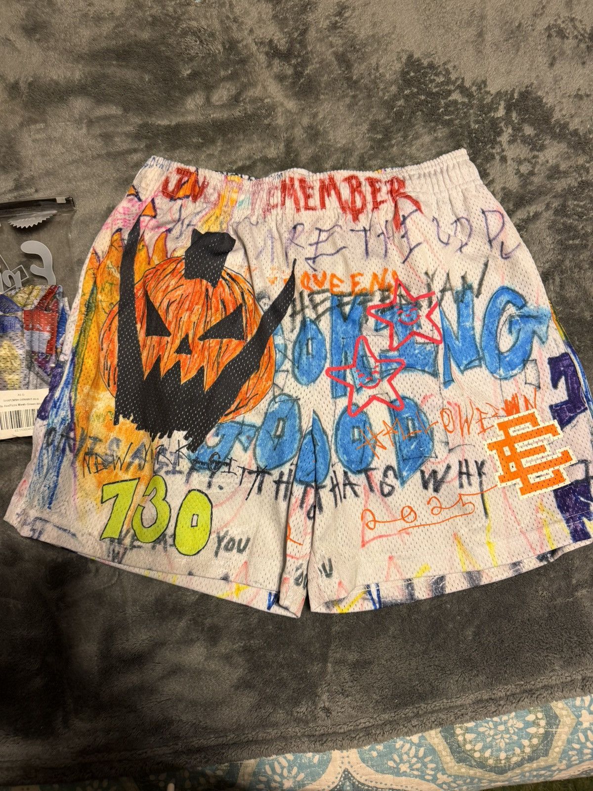 Asspizza × Eric Emanuel Eric Emanuel x Asspizza mesh shorts Size US 38 / EU 54 - 3 Thumbnail