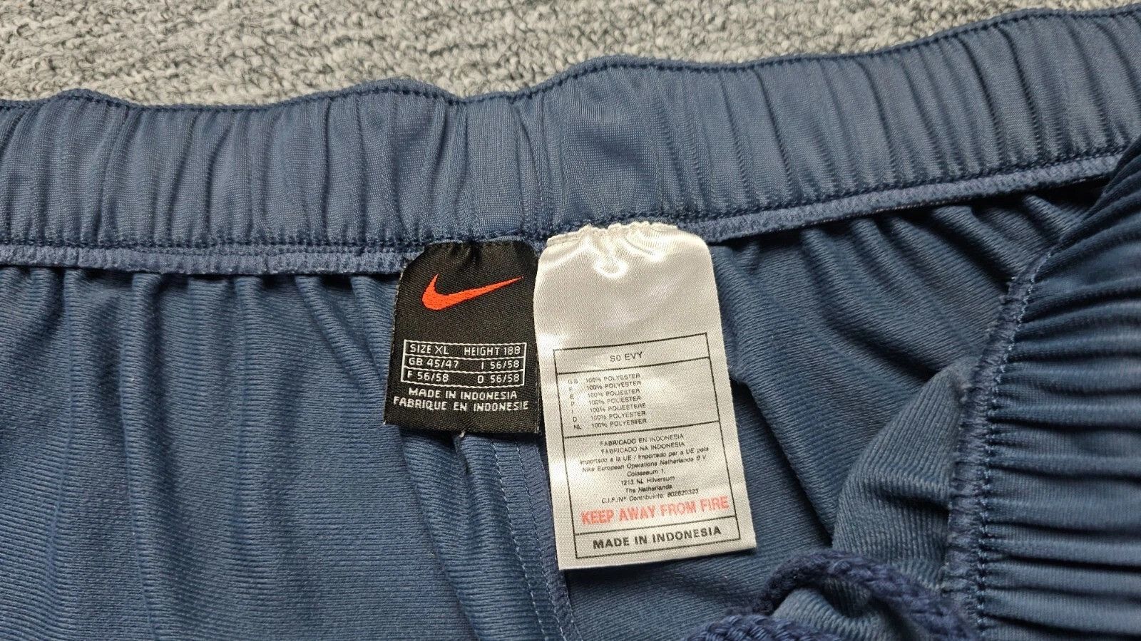 Nike Nike Breakaway Tearaway Snap Track Pants Blue Vintage Men XL Size US 33 - 8 Thumbnail
