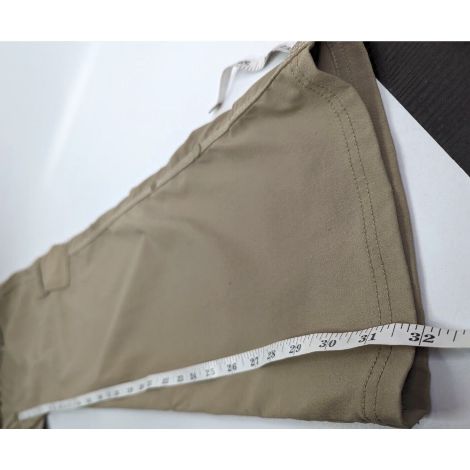 Prana Prana Stretch Zion Beige Khaki Hiking Pants Men's Size 36 Stretch Pants Regular Beige M4ST32116 Snap Roll Up Size US 36 / EU 52 - 7 Thumbnail