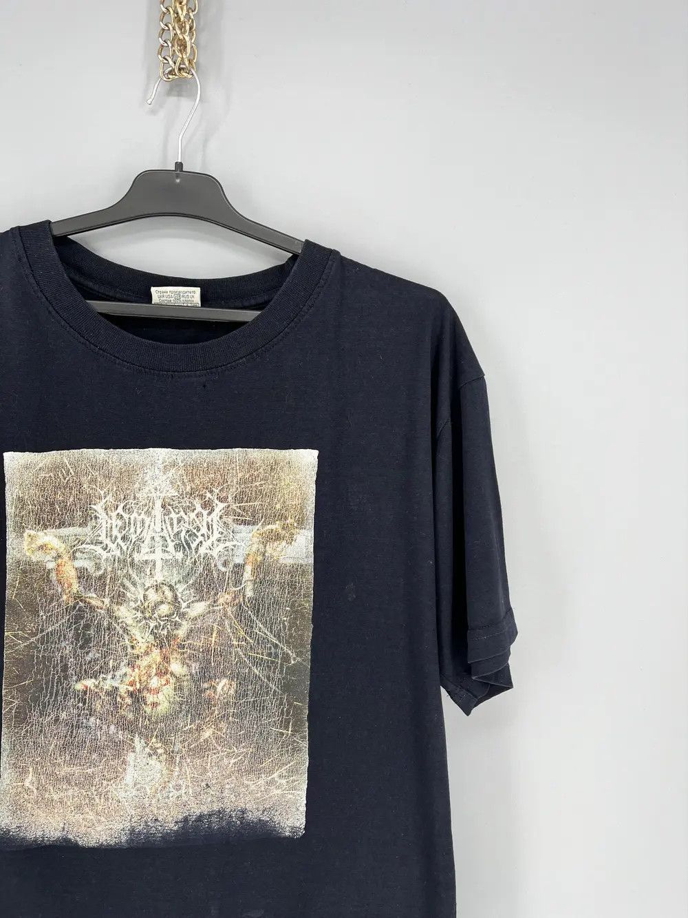 Vintage Vintage Y2K Tour Tee 90S Metal Rock Horror Face Size US XL / EU 56 / 4 - 4 Thumbnail