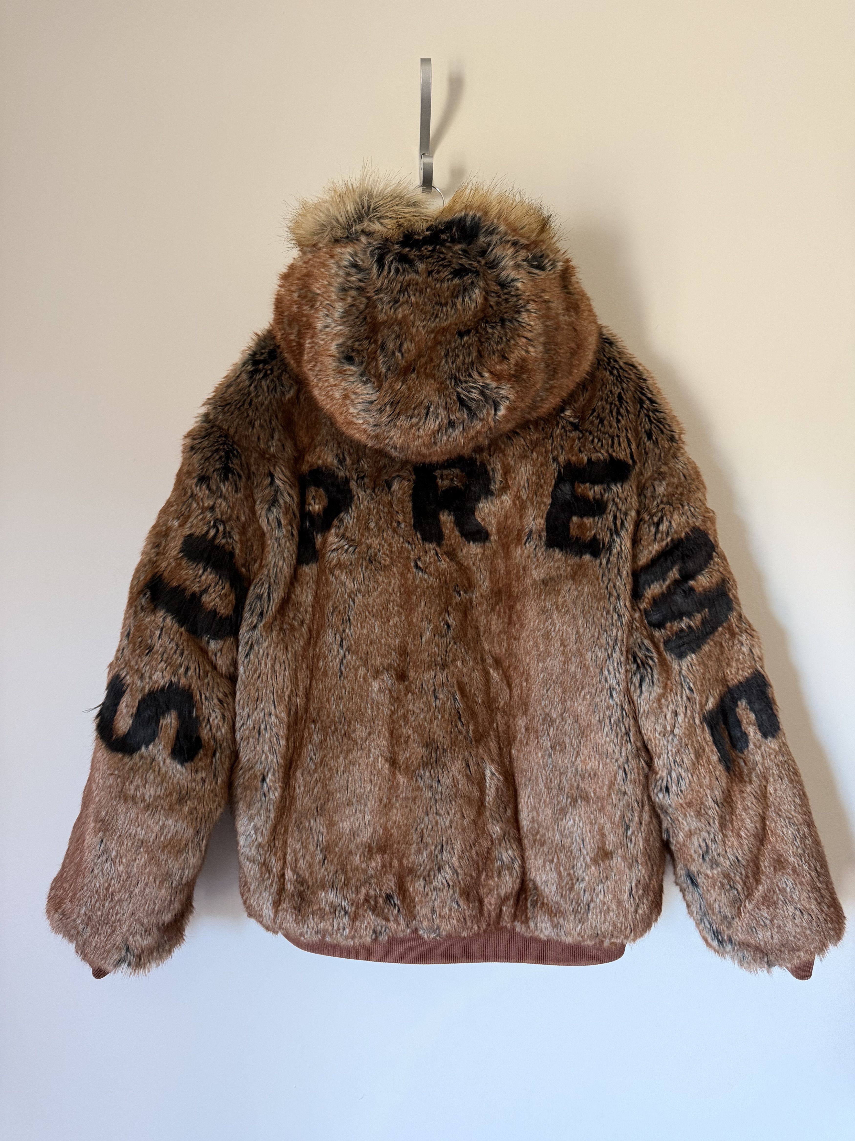 Supreme Supreme Faux Fur Reversible Hooded Work Jacket in Denim Size US XL / EU 56 / 4 - 1 Thumbnail