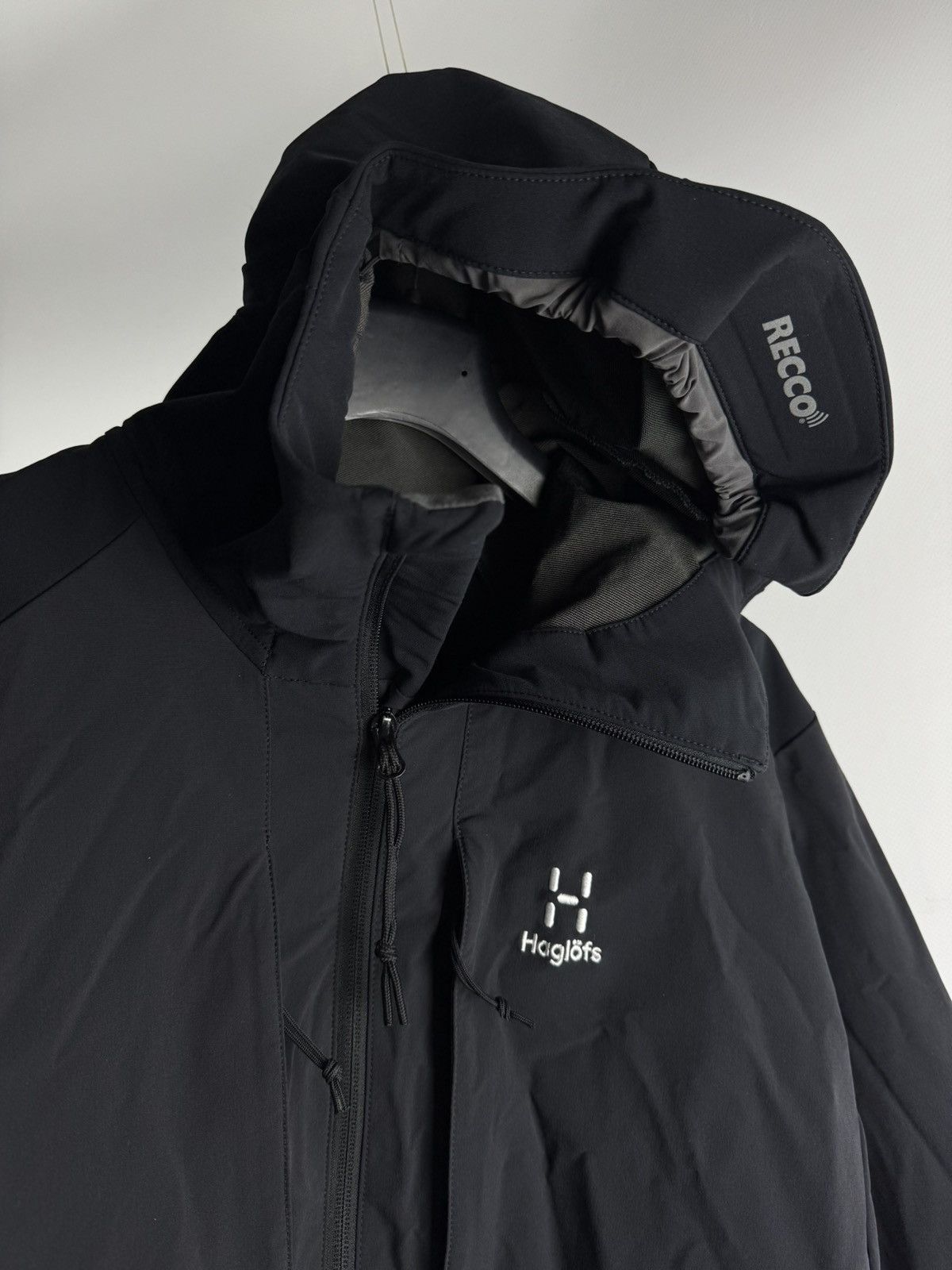 Haglofs Haglofs Recco Soft Shell Waterproof Jacket Black Size US XL / EU 56 / 4 - 2 Thumbnail