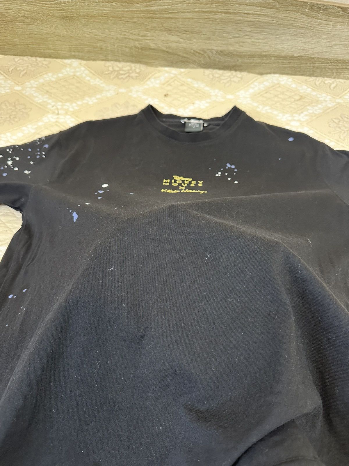 Keith Haring 🔥 Disney Mickey Mouse x Keith Haring Art Paint Logo Tee Size US S / EU 44-46 / 1 - 8 Thumbnail