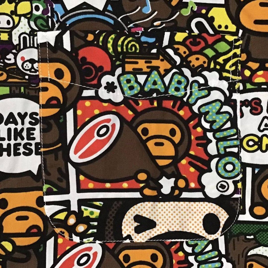 Bape BAPE Comic Milo & Lisa shirt a bathing ape Size US M / EU 48-50 / 2 - 4 Thumbnail