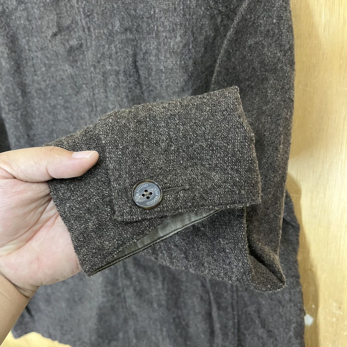 OMNIGOD Omnigod Wool Blend Garment Made In Japan Button Coat Jacket Size US M / EU 48-50 / 2 - 9 Thumbnail