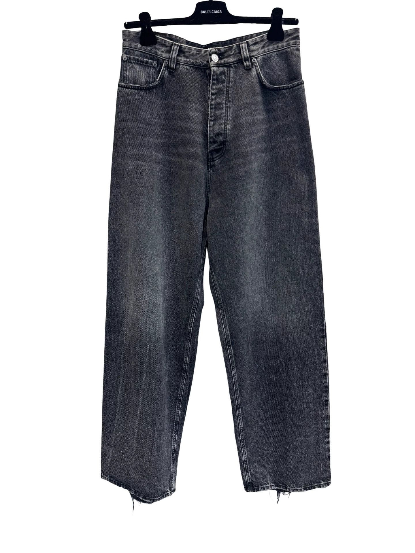 Balenciaga Balenciaga Washed Denim Jeans XS Size US 28 / EU 44 - 1 Thumbnail