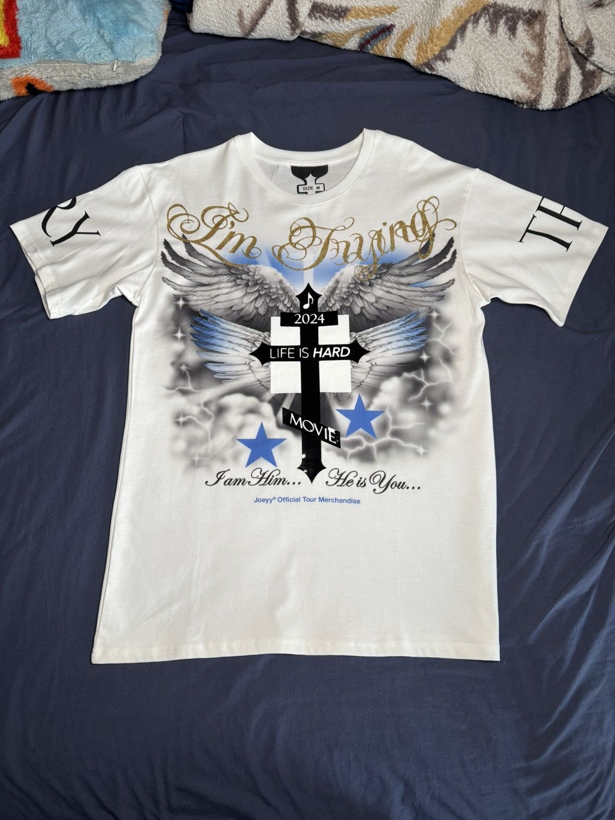 Drain Gang × Haunted Mound Joeyy “Try” Tour tee Size US M / EU 48-50 / 2 - 1 Thumbnail