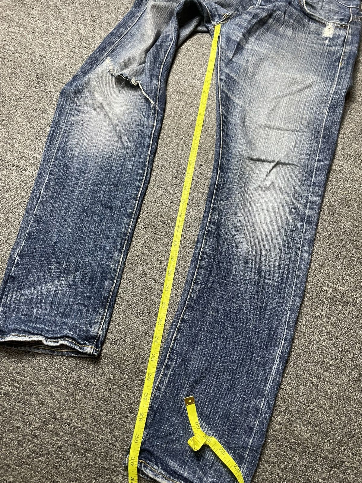 American Eagle Outfitters × Vintage American Eagle Outfitters Distressed Denim Jeans (92) Size US 30 / EU 46 - 6 Thumbnail
