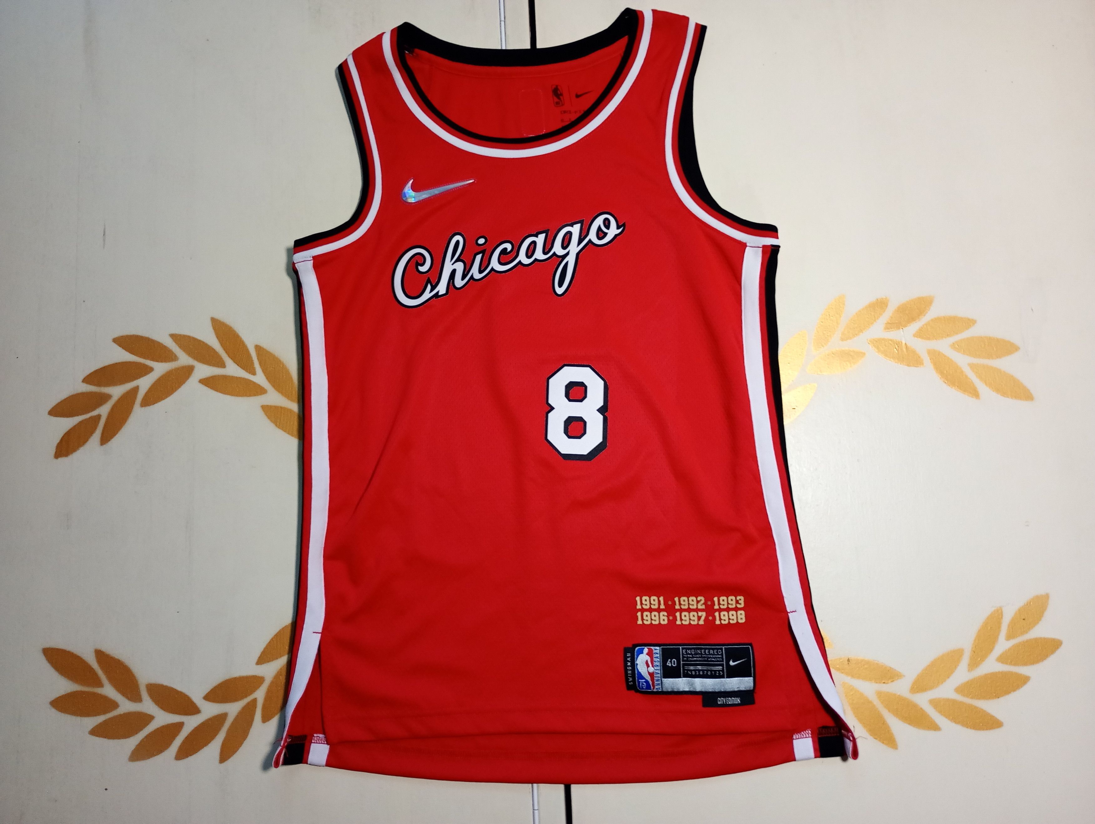 NBA × Nike Nike Chicago Bulls Jersey 8 Zach Lavine 2021-2022 Size US S / EU 44-46 / 1 - 3 Thumbnail