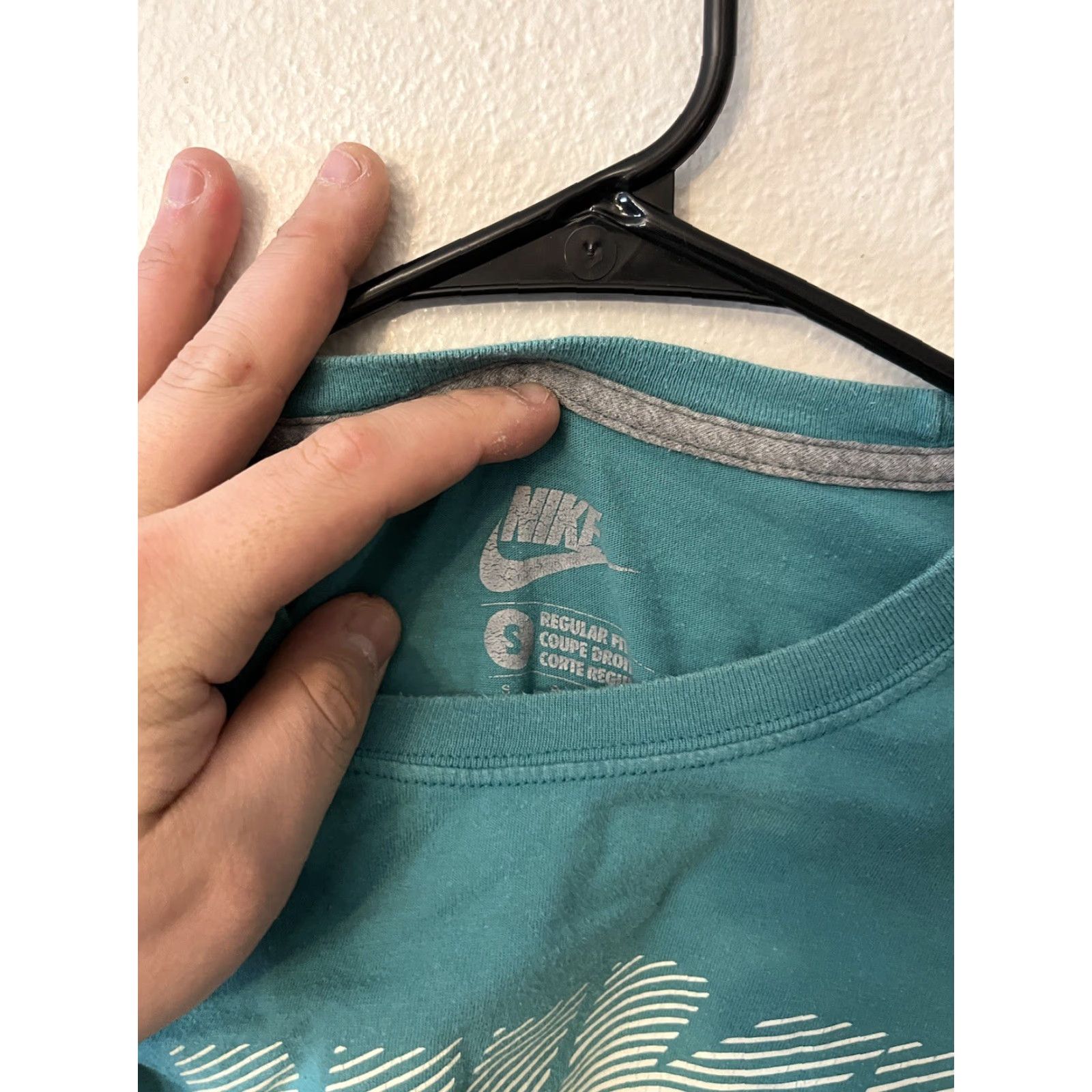 Nike VINTAGE Nike Tee Shirt Mens S Blue Short Sleeve Crewneck Logo Dri-FIT Size US S / EU 44-46 / 1 - 3 Thumbnail