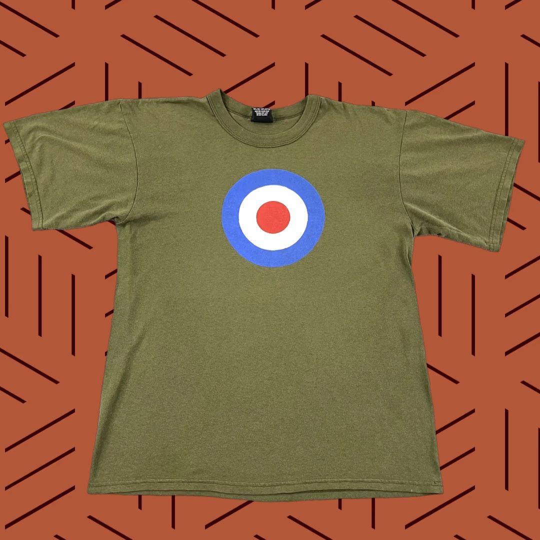 Rothco VINTAGE Rothco Army Green Graphic Tee Men Large British Roundel Symbol T-Shirt Size US L / EU 52-54 / 3 - 1 Thumbnail