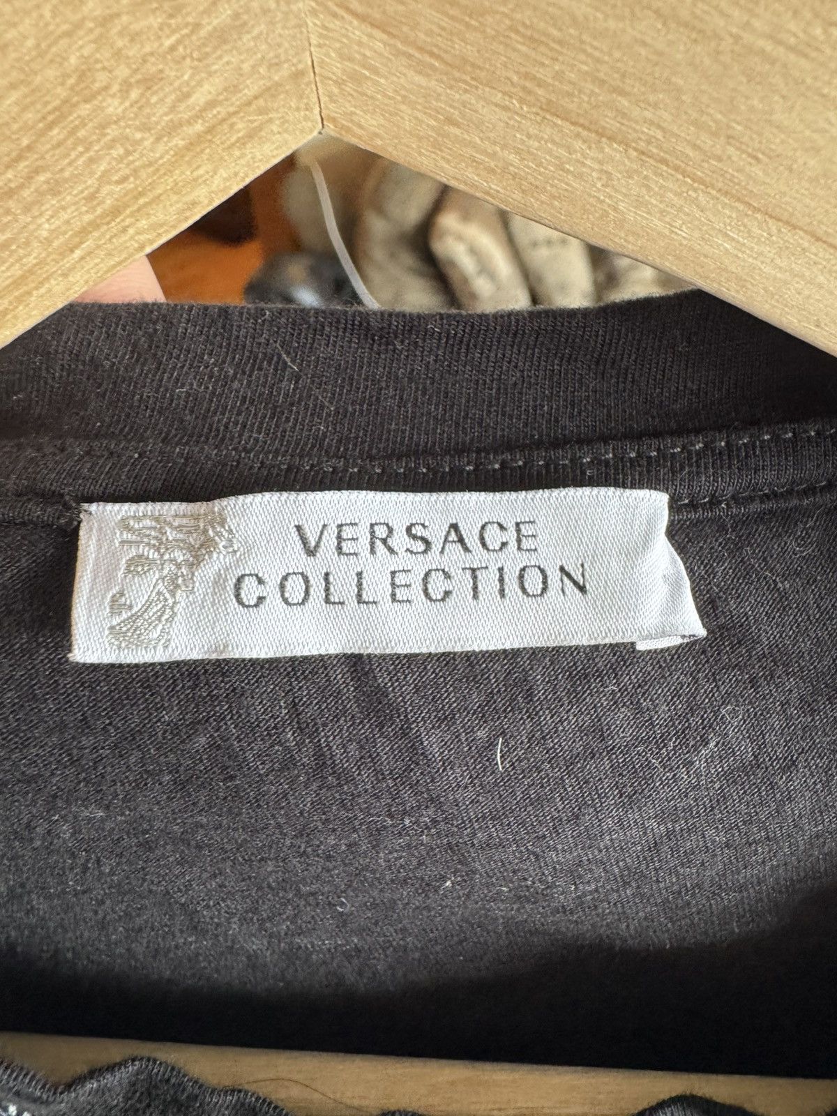 Versace Versace Collection Black Baroque Print Tee Size US S / EU 44-46 / 1 - 3 Thumbnail