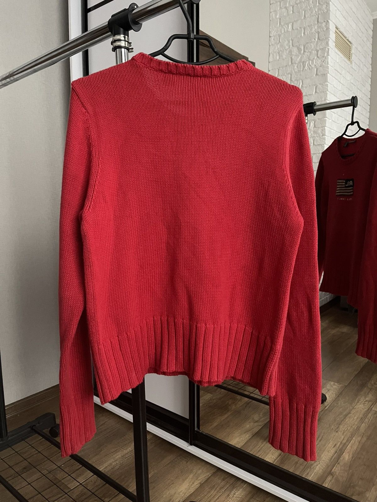 Ralph Lauren Polo Jeans Ralph Lauren RL Vintage American Flag Sweater 90s Size US M / EU 48-50 / 2 - 4 Thumbnail