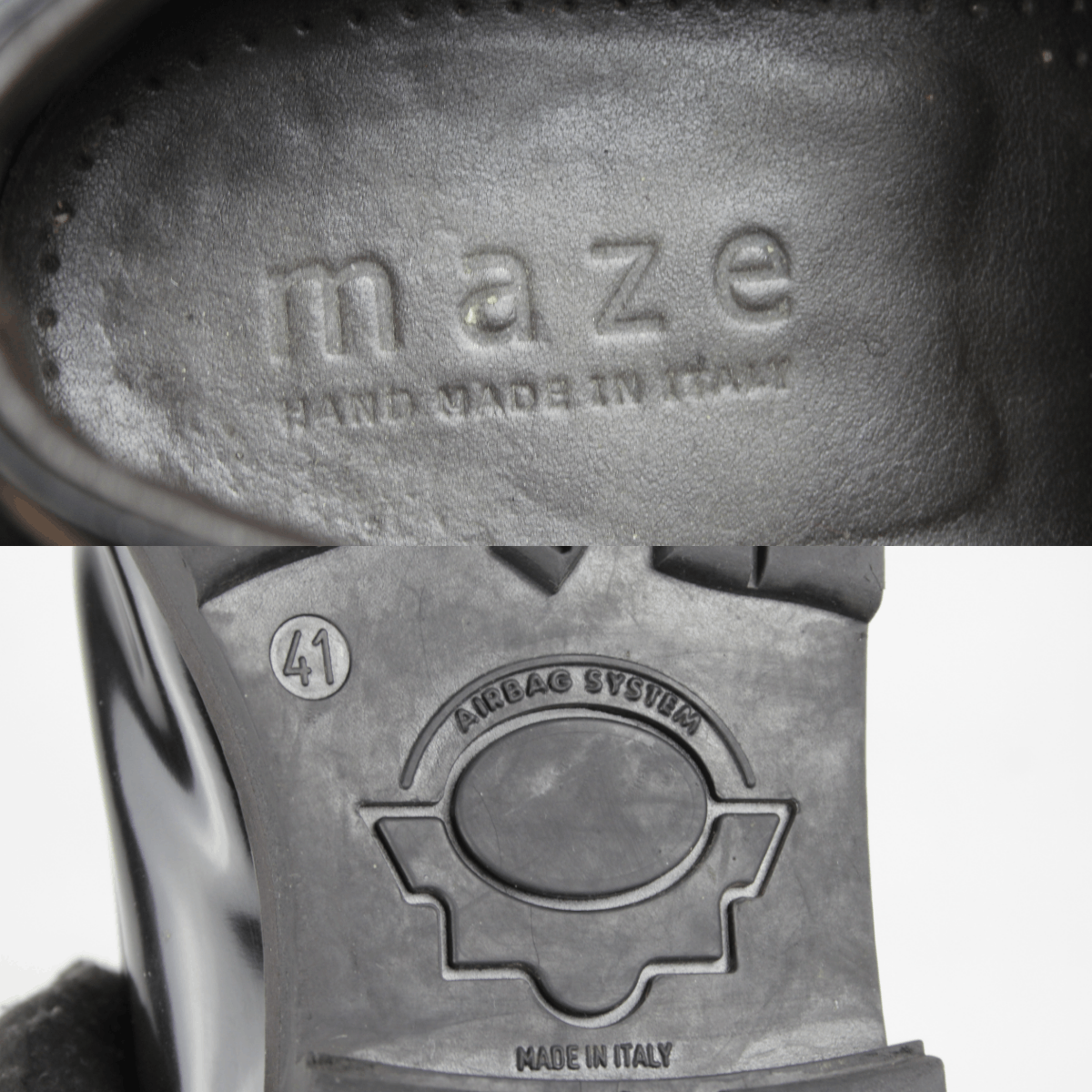 Japanese Brand Maze L1710 Patent Lug Sole Hand Made Derby Size US 8 / EU 41 - 15 Thumbnail