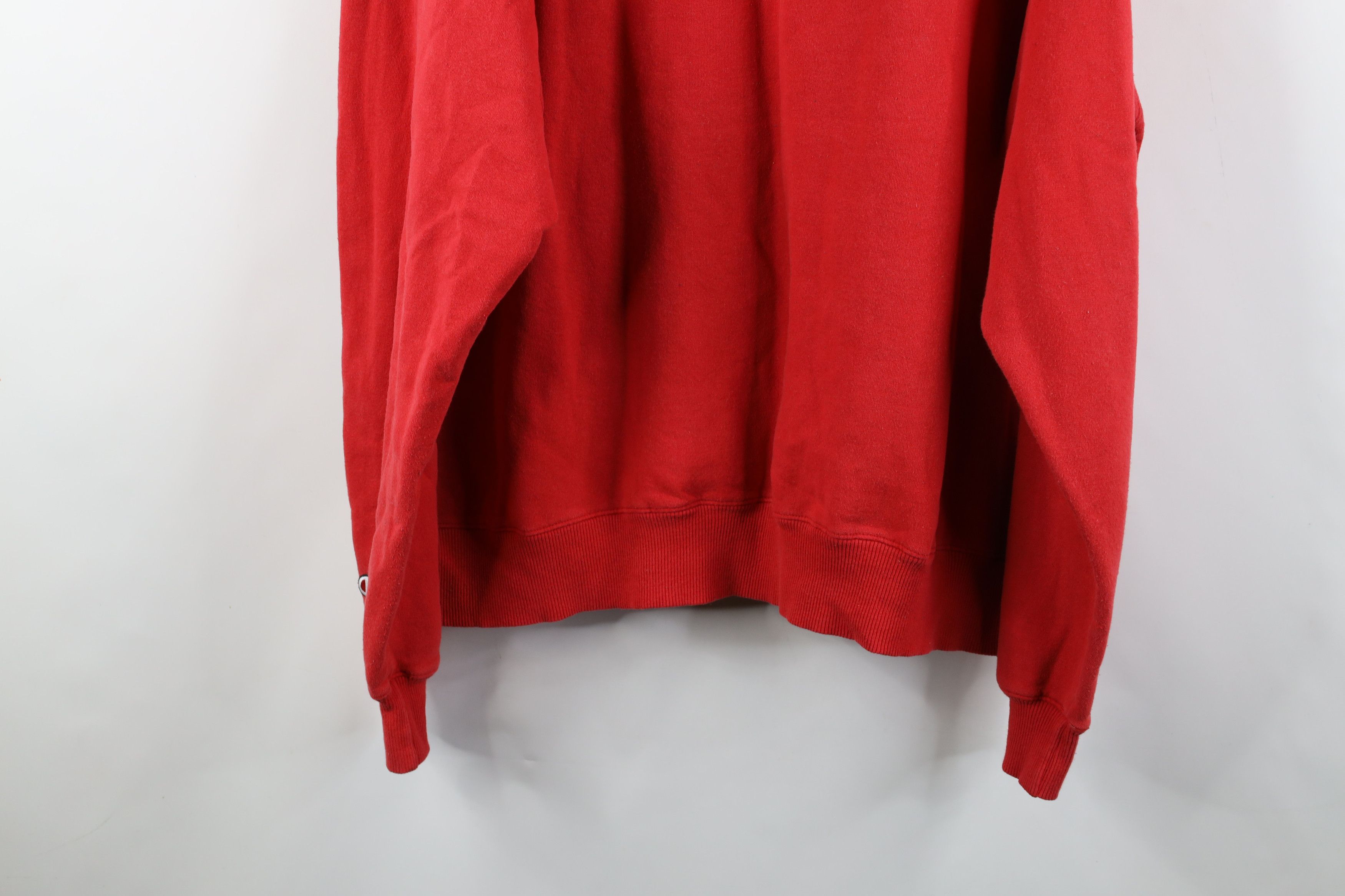Champion Vintage Champion Baggy Oversized Hoodie Sweatshirt Red Size US XL / EU 56 / 4 - 14 Thumbnail