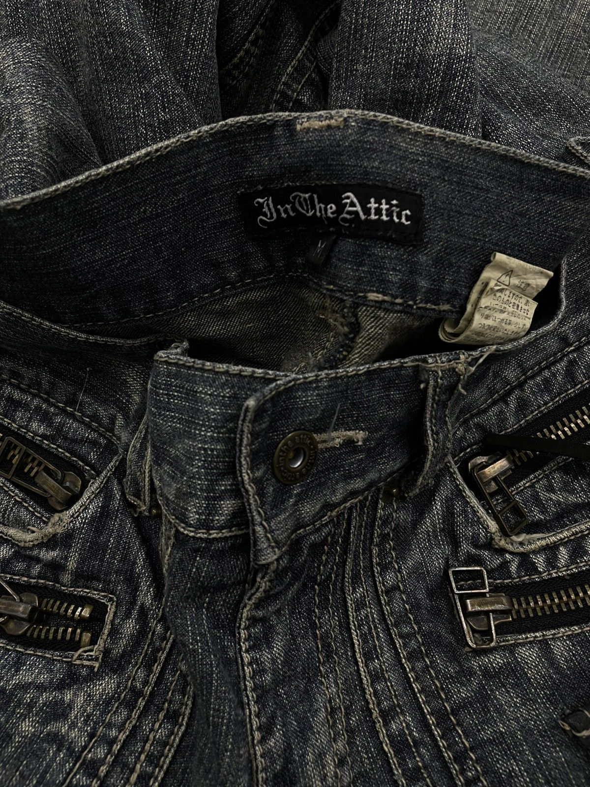 In The Attic Vintage Rare 1990s Japan Designer In The Attic Flared Grunge Size US 30 / EU 46 - 14 Thumbnail