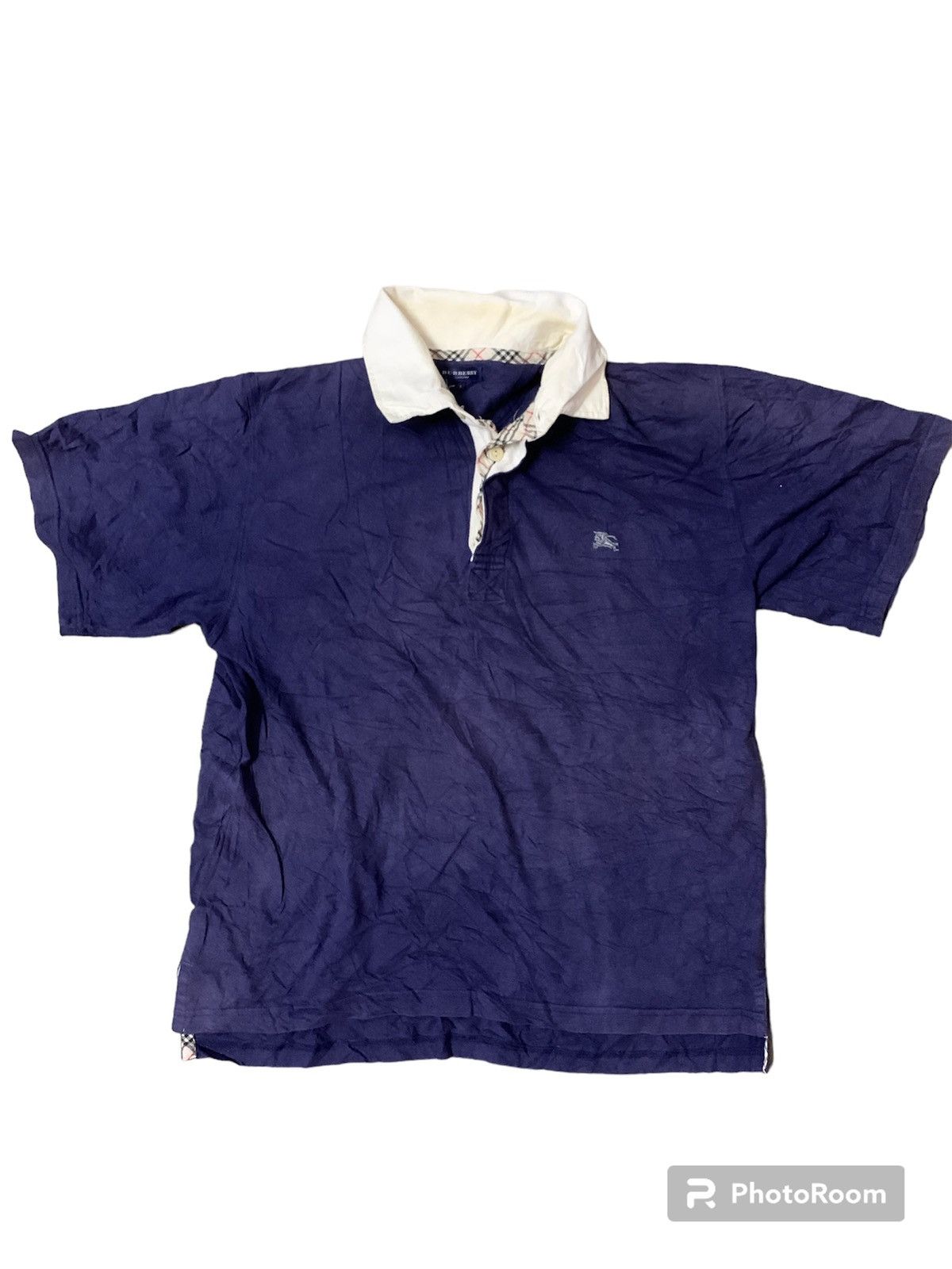 Burberry × Designer Burberry Small Logo Polo Shirt Size US L / EU 52-54 / 3 - 1 Thumbnail