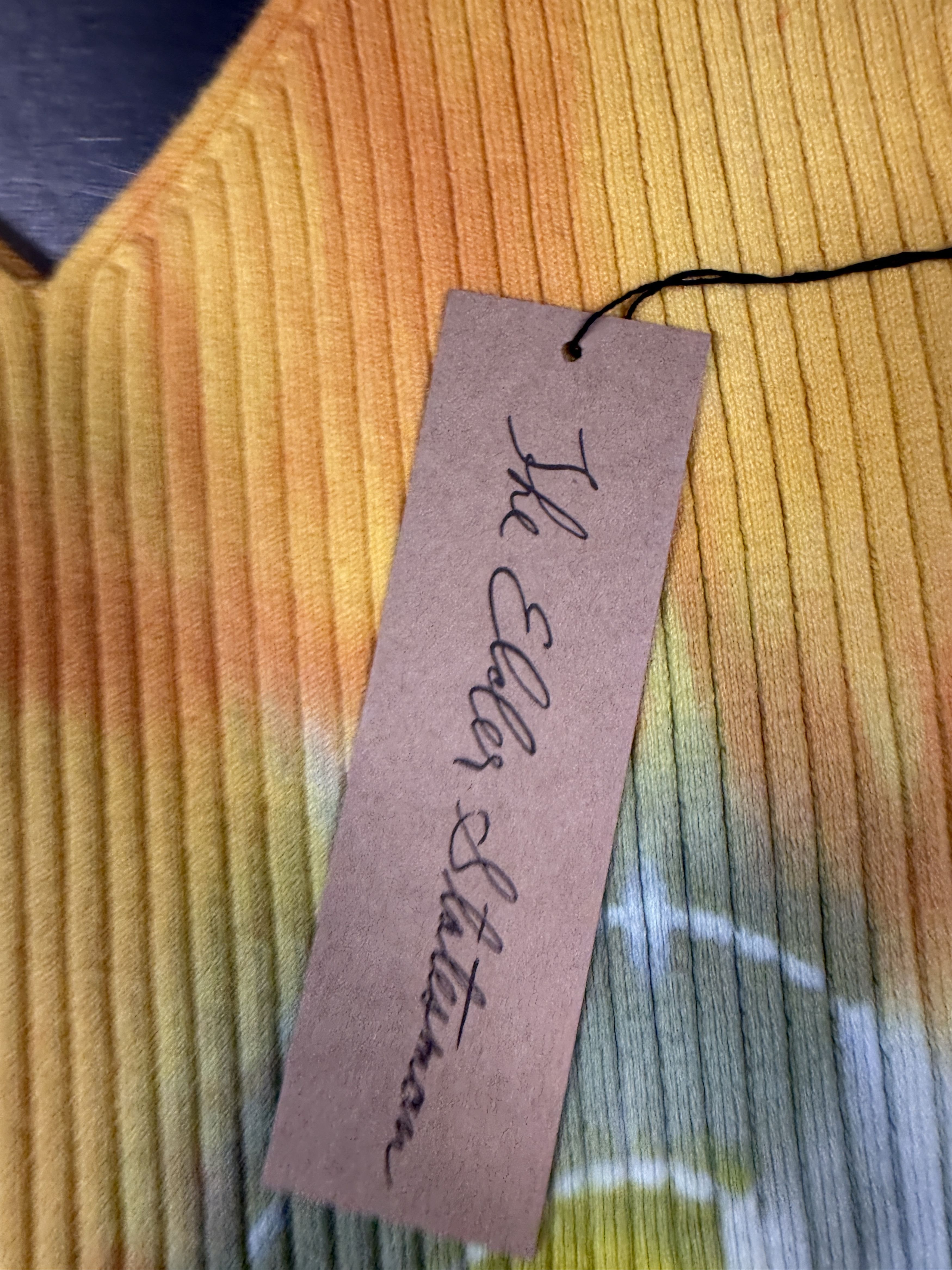 The Elder Statesman $1295 The Elder Statesman Tie-Dye Ecliptic Rib Dress Size S / US 4 / IT 40 - 9 Thumbnail