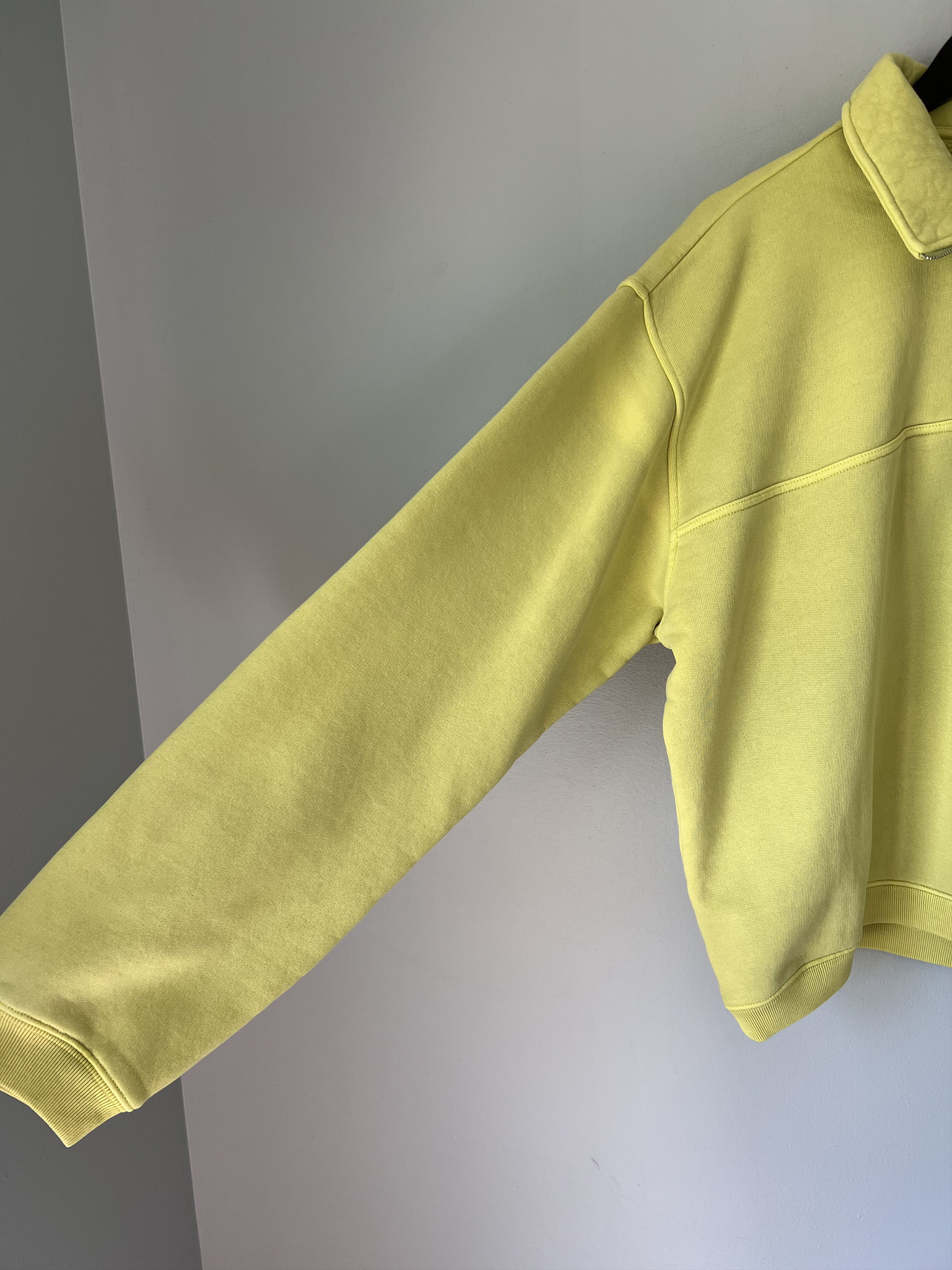 Stussy Stussy Fleece Zip Mock Sweatshirt in Lime Green Size US XL / EU 56 / 4 - 4 Thumbnail