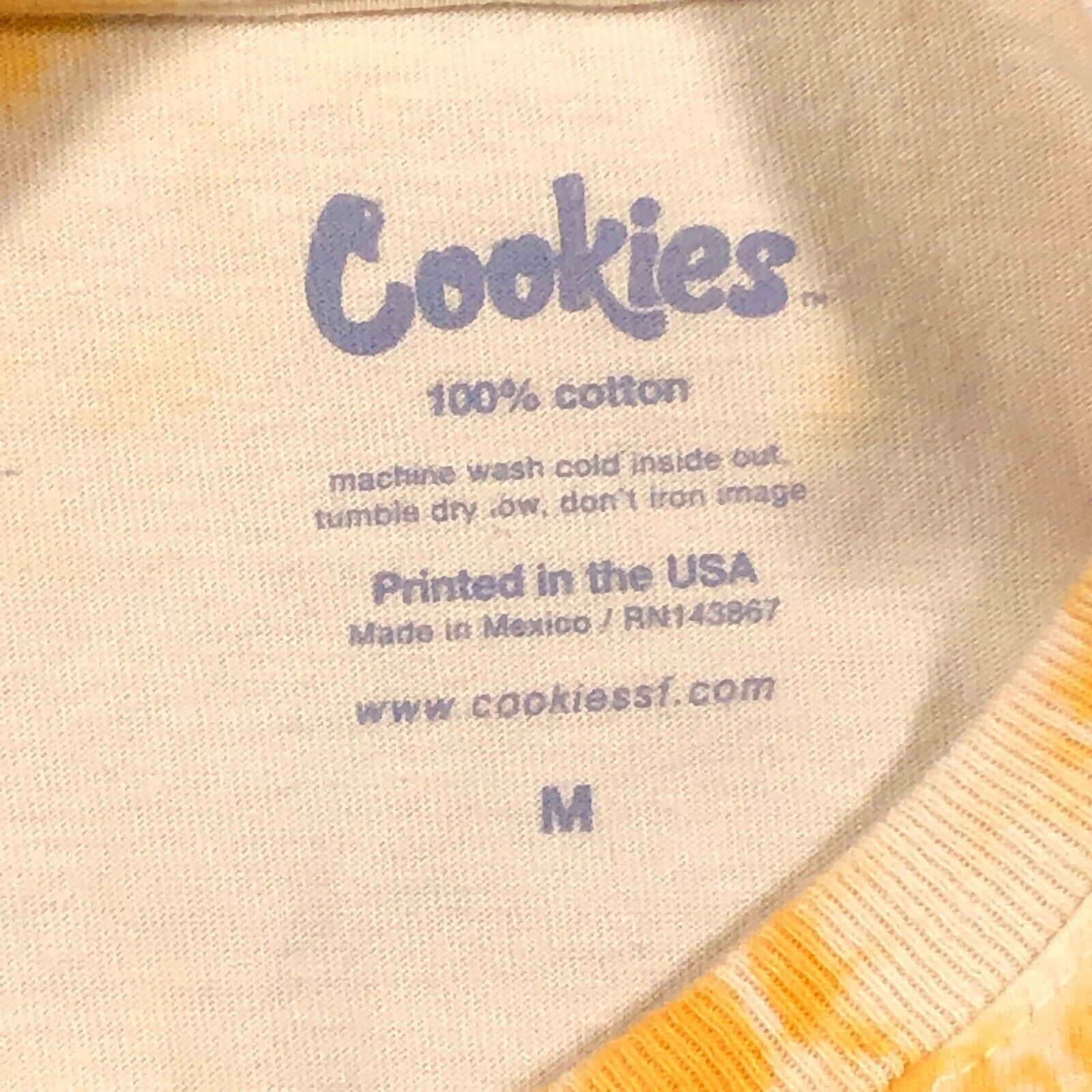 Cookies COOKIES SF Original Logo Crystal Wash Tie Dye Tee T Shirt Size US M / EU 48-50 / 2 - 4 Thumbnail