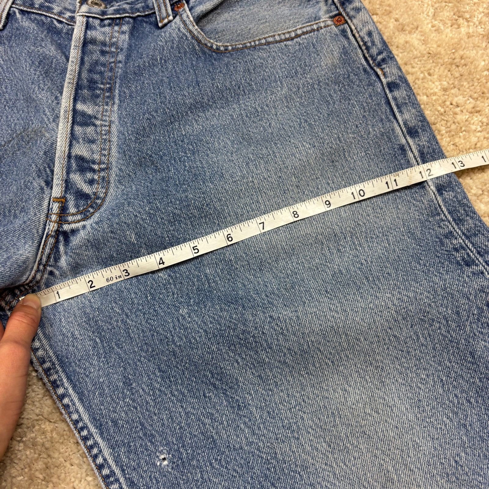 Levi's × Vintage Vintage 90s Levi's 517 Boot Cut Jeans 34x32 (Actual 32x31) Size US 32 / EU 48 - 8 Thumbnail