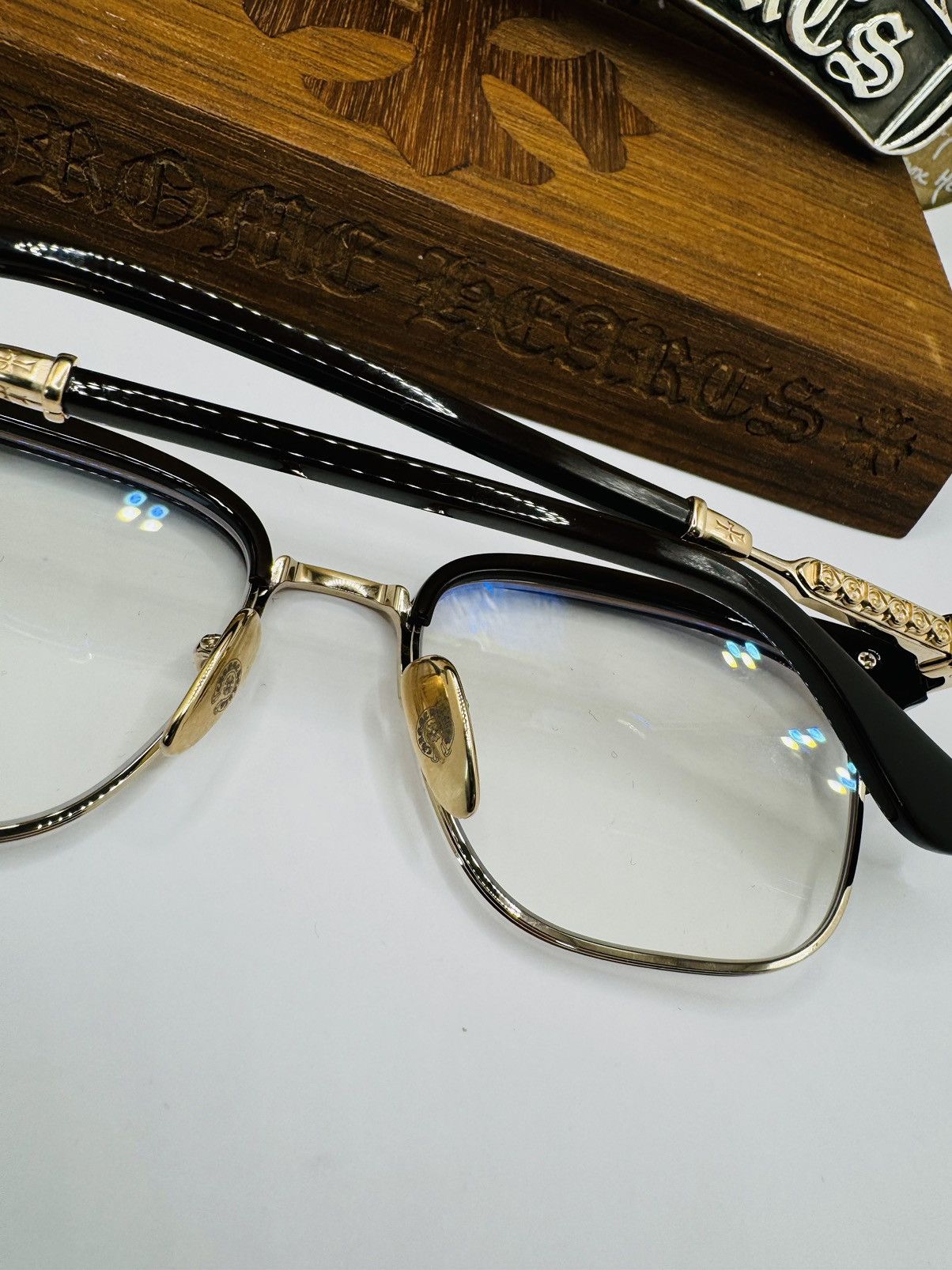 Chrome Hearts Chrome Hearts Vertical Smile 2 Glasses Size ONE SIZE - 7 Thumbnail