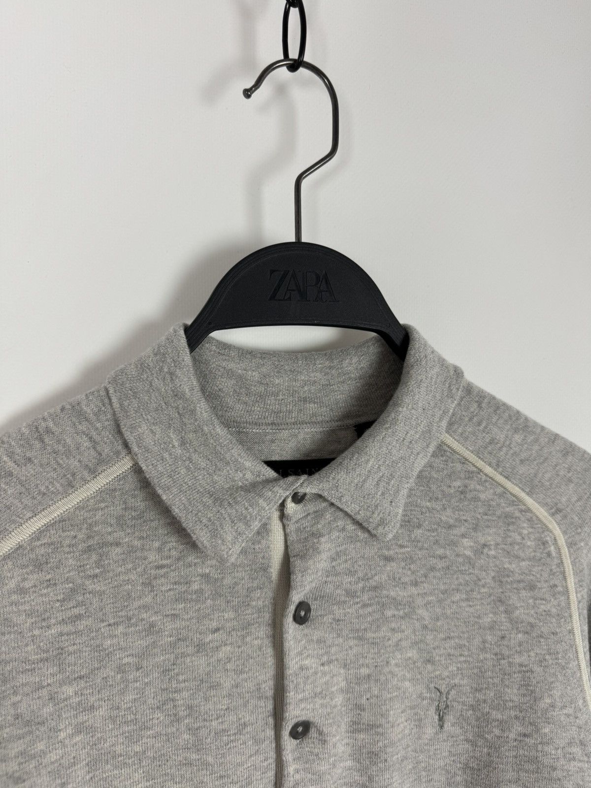 Allsaints AllSaints Harlen LS Polo Shirt Size US XS / EU 42 / 0 - 4 Thumbnail