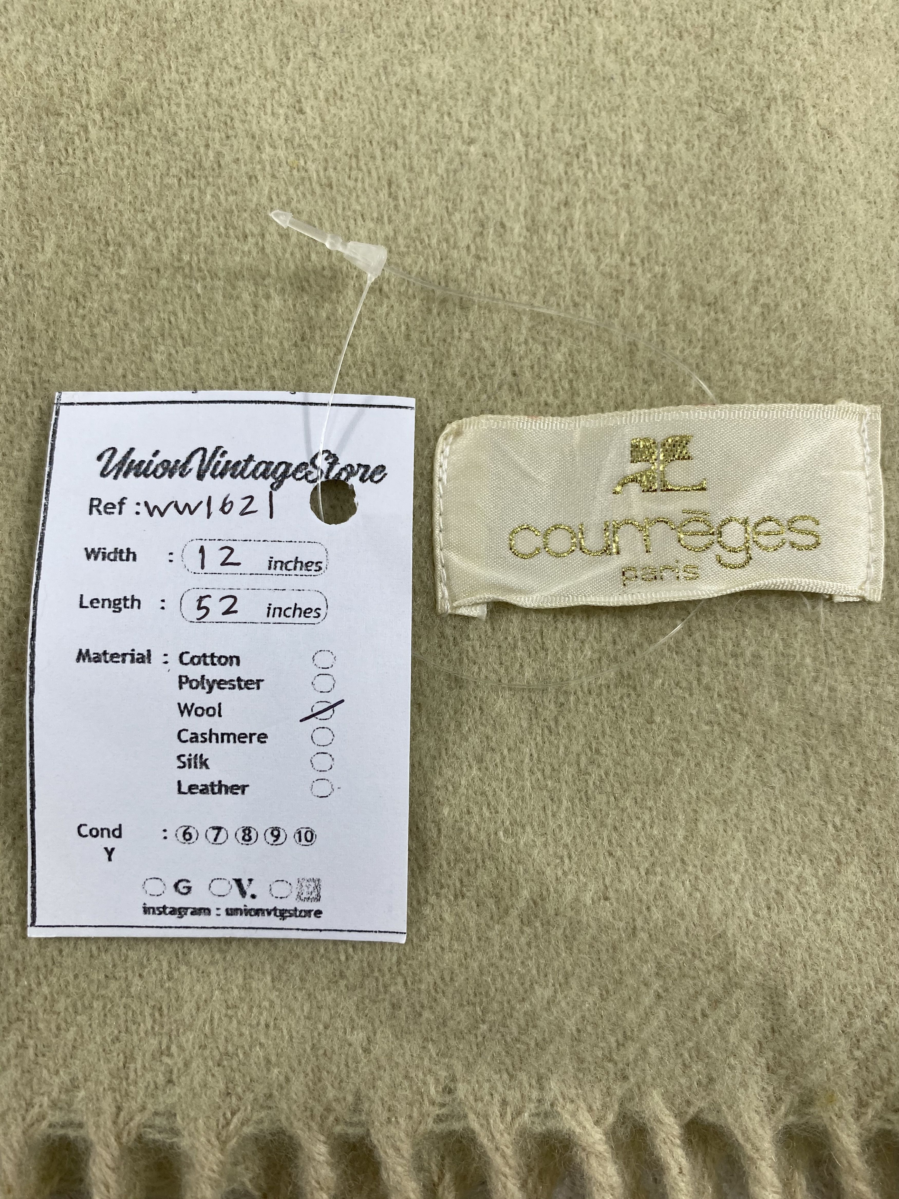 Courreges Courreges Homme Scarf / Muffler / Neckwear - WW1621 Size ONE SIZE - 4 Thumbnail