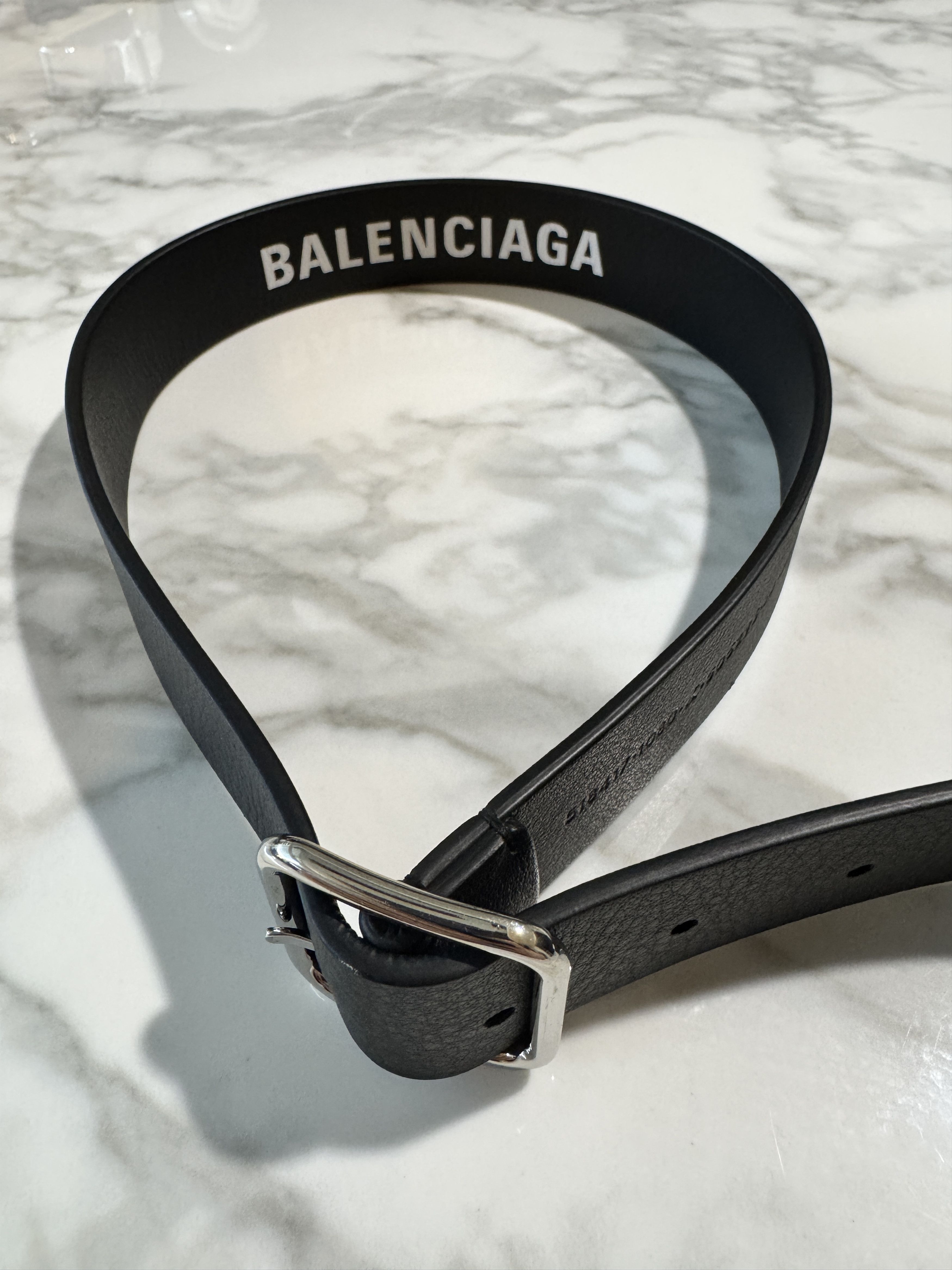 Balenciaga Every day logo belt Size 28 - 4 Thumbnail