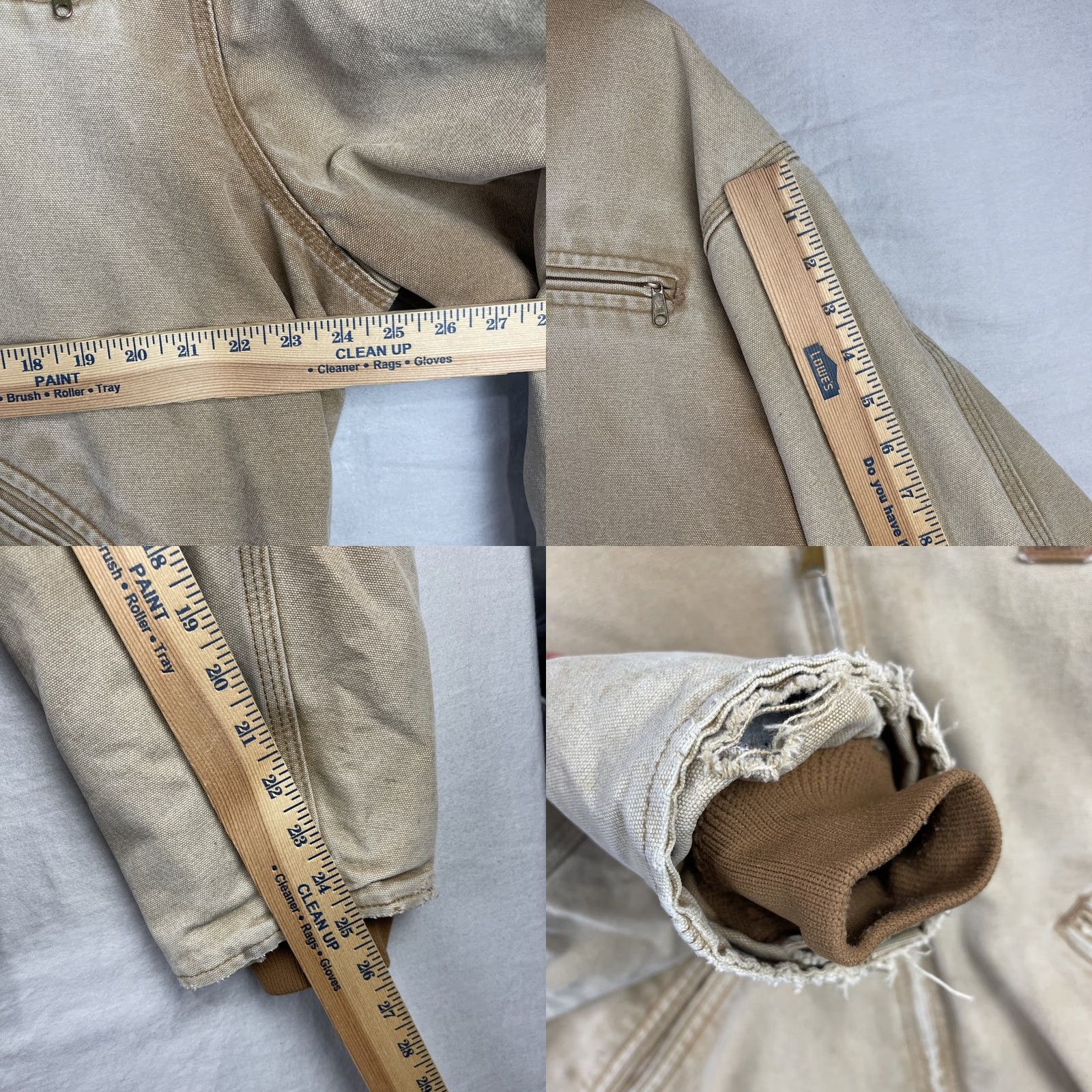 Carhartt VINTAGE Carhartt Jacket Mens XL Brown Sherpa Lined Hooded Coat Workwear Zip Up J141 BRN Size US XL / EU 56 / 4 - 9 Thumbnail