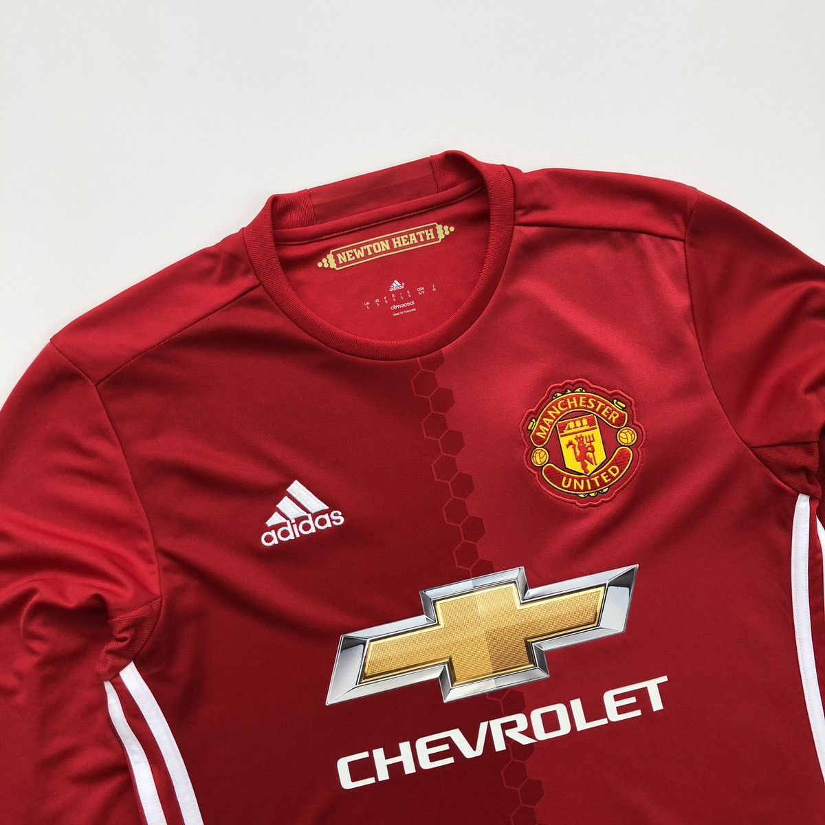 Adidas Manchester United Adidas 2016/17 Home Long Sleeve Jersey Red Size US S / EU 44-46 / 1 - 2 Thumbnail