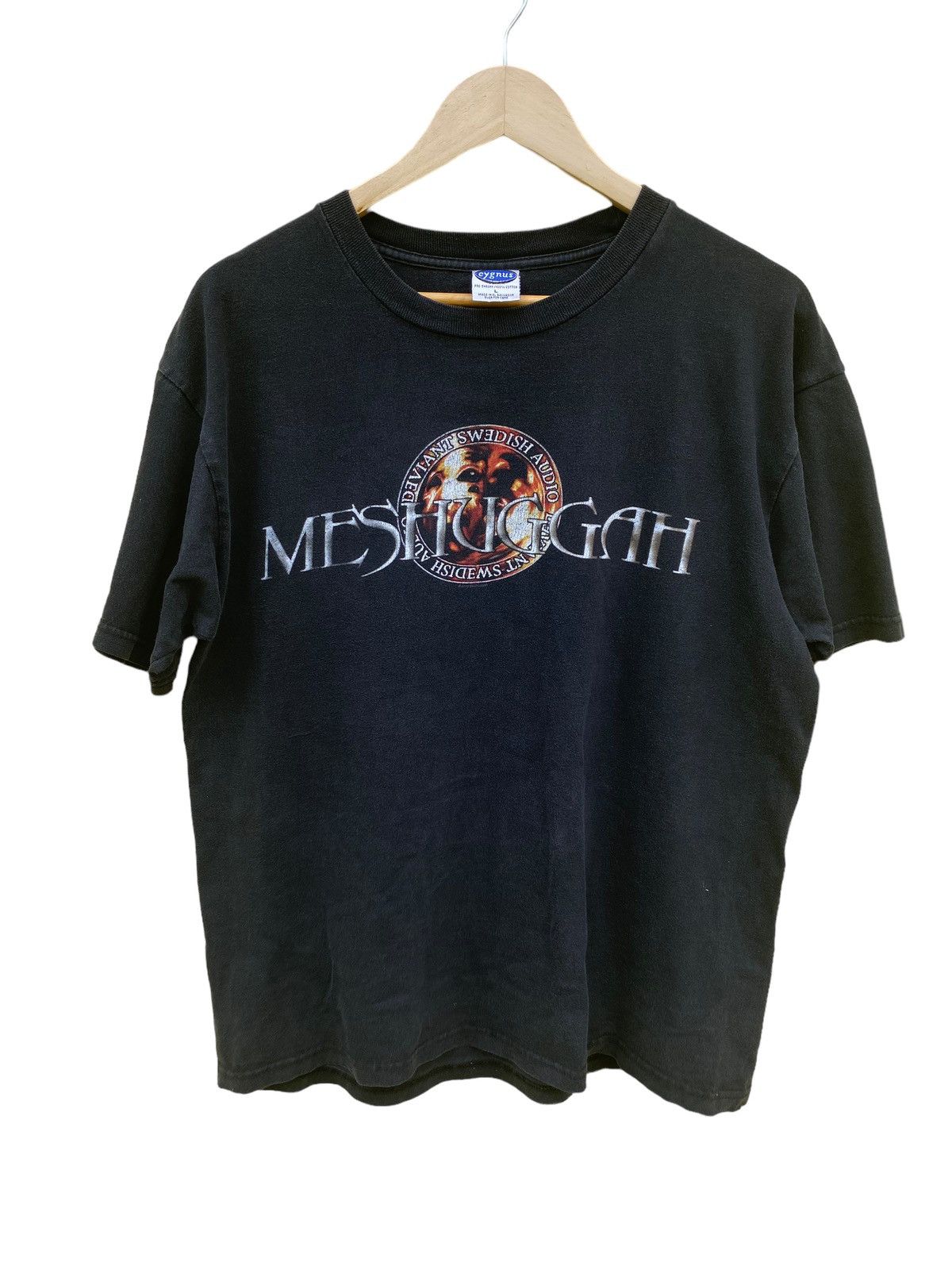 Rare Vintage meshuggah metal band t shirt