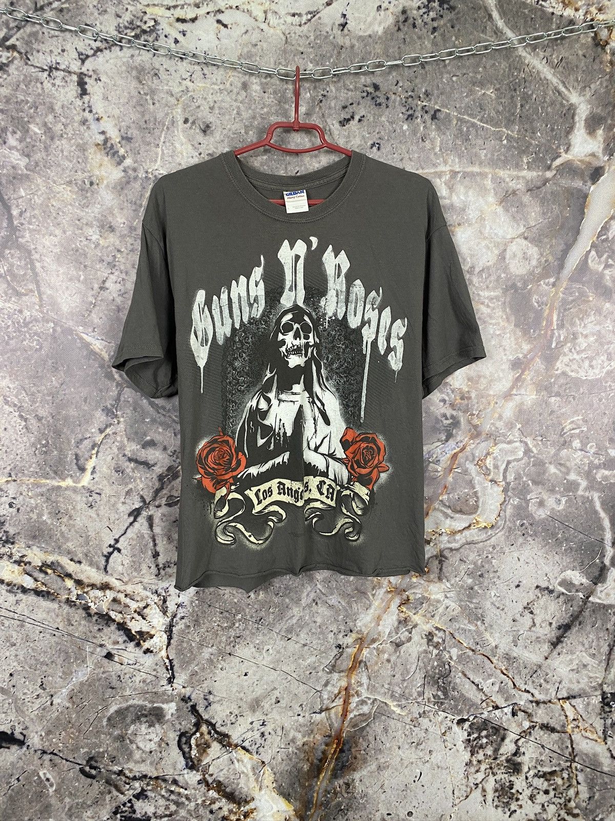 Guns N' Roses × Vintage Men’s Guns N Roses T-Shirt Los Angels Size L Large Size US L / EU 52-54 / 3 - 1 Thumbnail