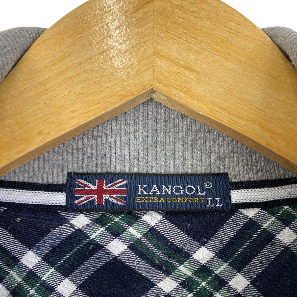 Kangol KANGOL Extra Comfort Hickory Stripes Half Button Up Size US XL / EU 56 / 4 - 5 Thumbnail