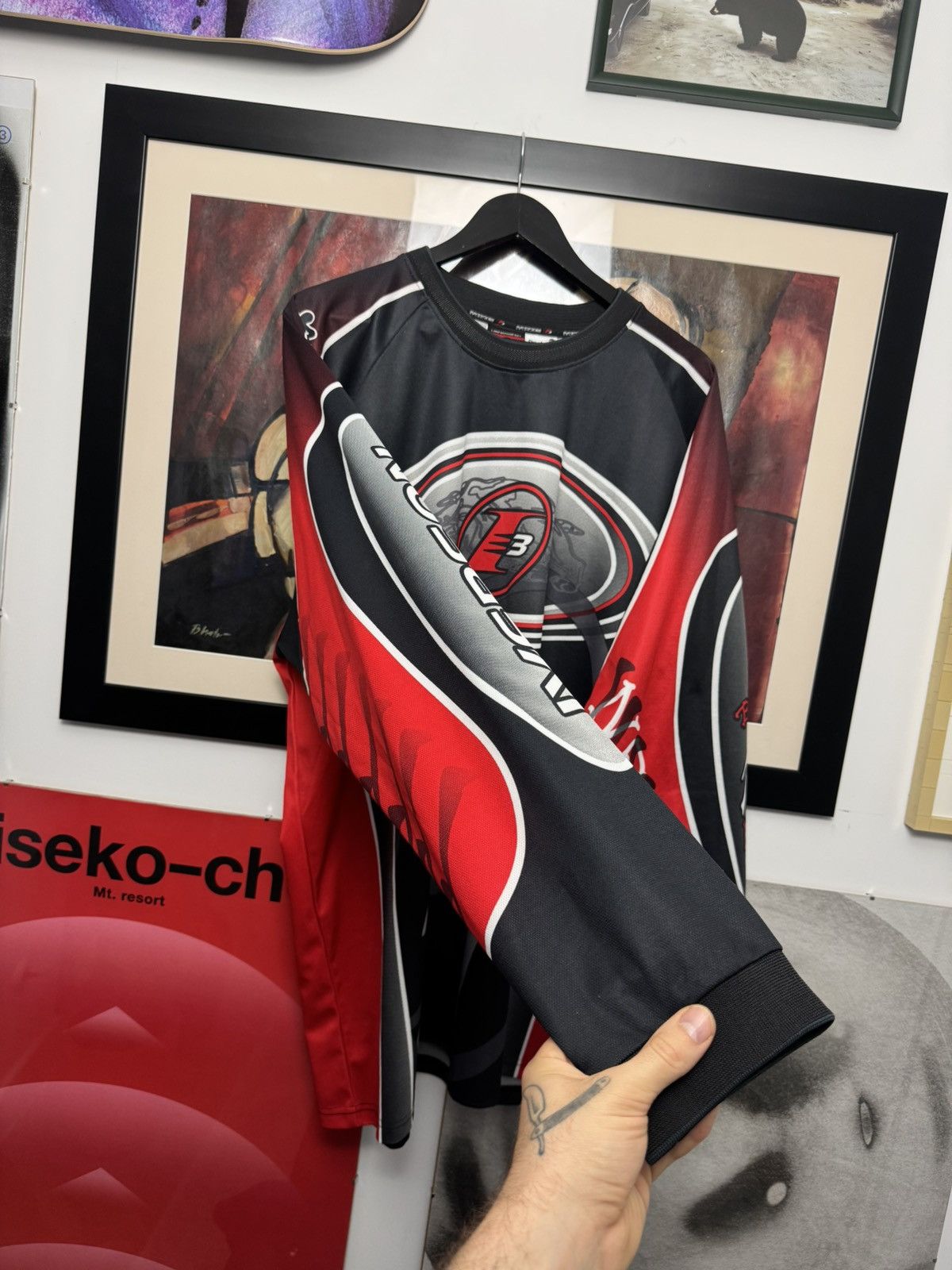 Reebok Reebok Iverson Limited Edition Moto Jersey Vintage Archive Size US XXL / EU 58 / 5 - 5 Thumbnail