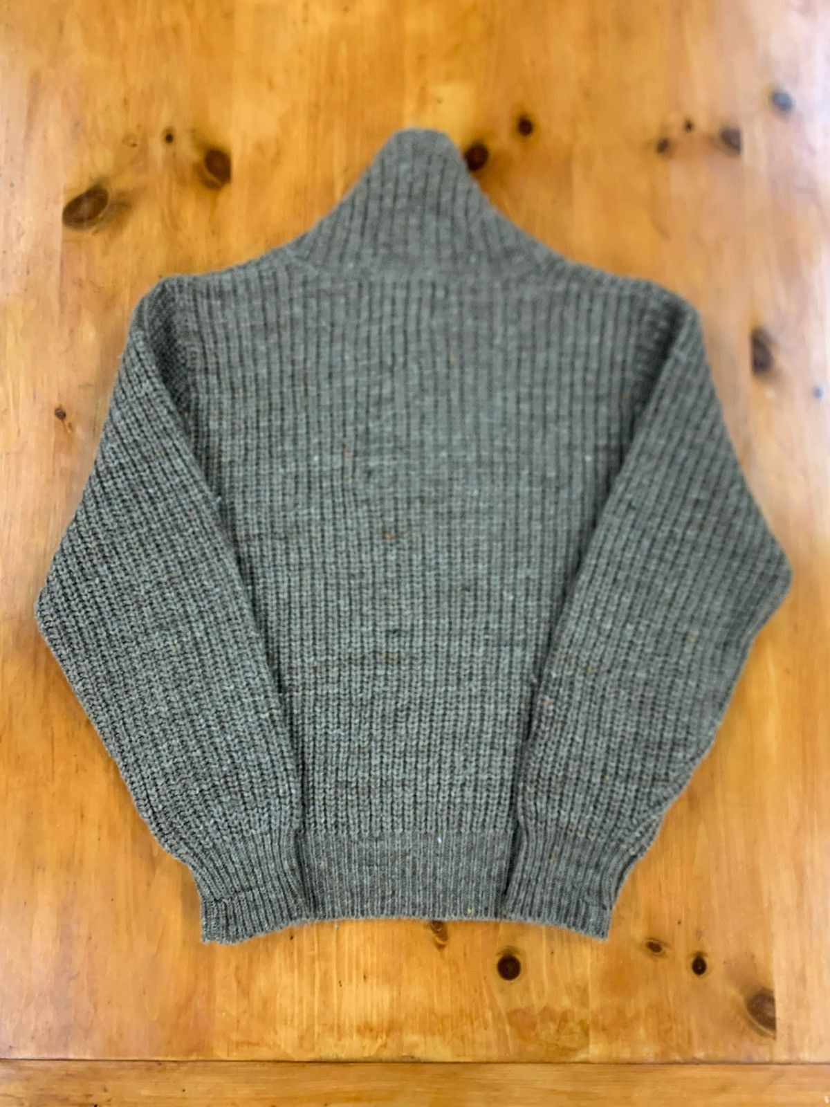Vintage Vintage Brown Heather Fleck Knit Sweater Size US L / EU 52-54 / 3 - 1 Thumbnail