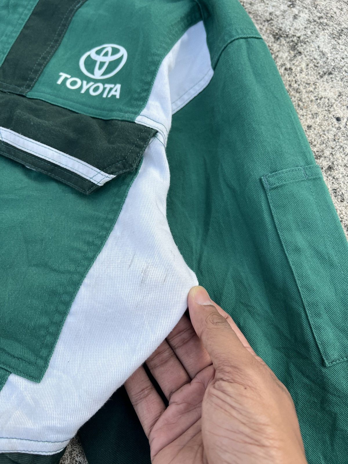 Japanese Brand Vintage Toyota Toyopet Workwear Overalls (No.1) Size US 34 / EU 50 - 5 Thumbnail