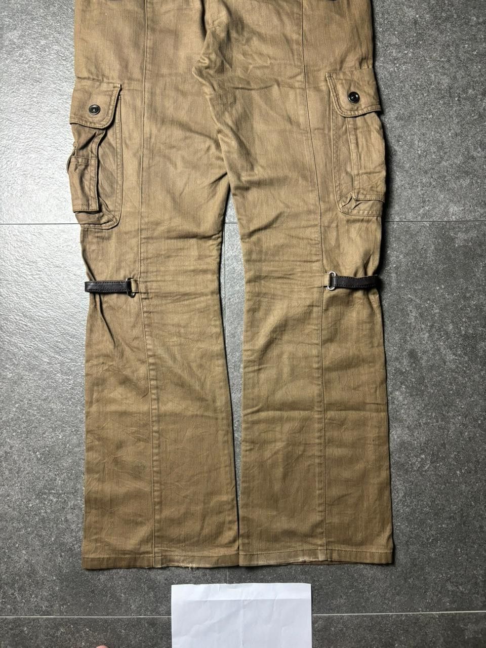Tornado Mart 2000s Tornado Mart Bondage Bootcut Cargo Pants Size US 34 / EU 50 - 7 Thumbnail