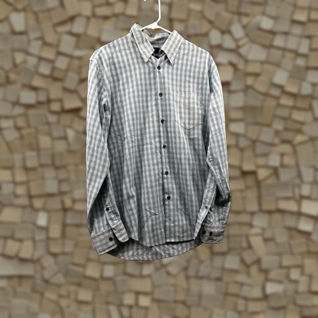 Dockers Dockers Shirt Mens Blue Plaid Button-Down Long Sleeve M Size US M / EU 48-50 / 2 - 1 Thumbnail
