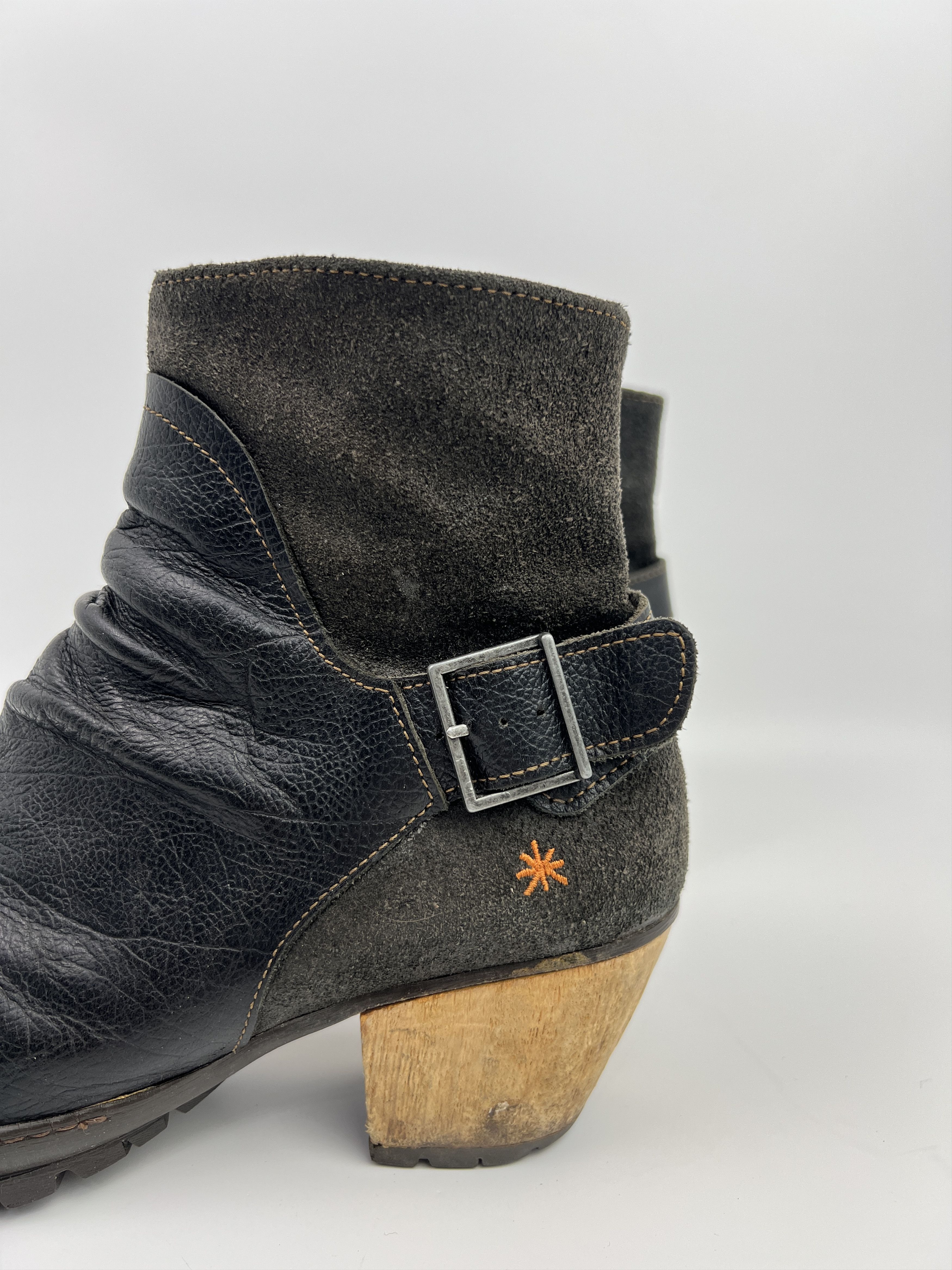 A.S.98 The Art Company Heels Ankle Avant Garde Boots Size US 9 / IT 39 - 12 Thumbnail
