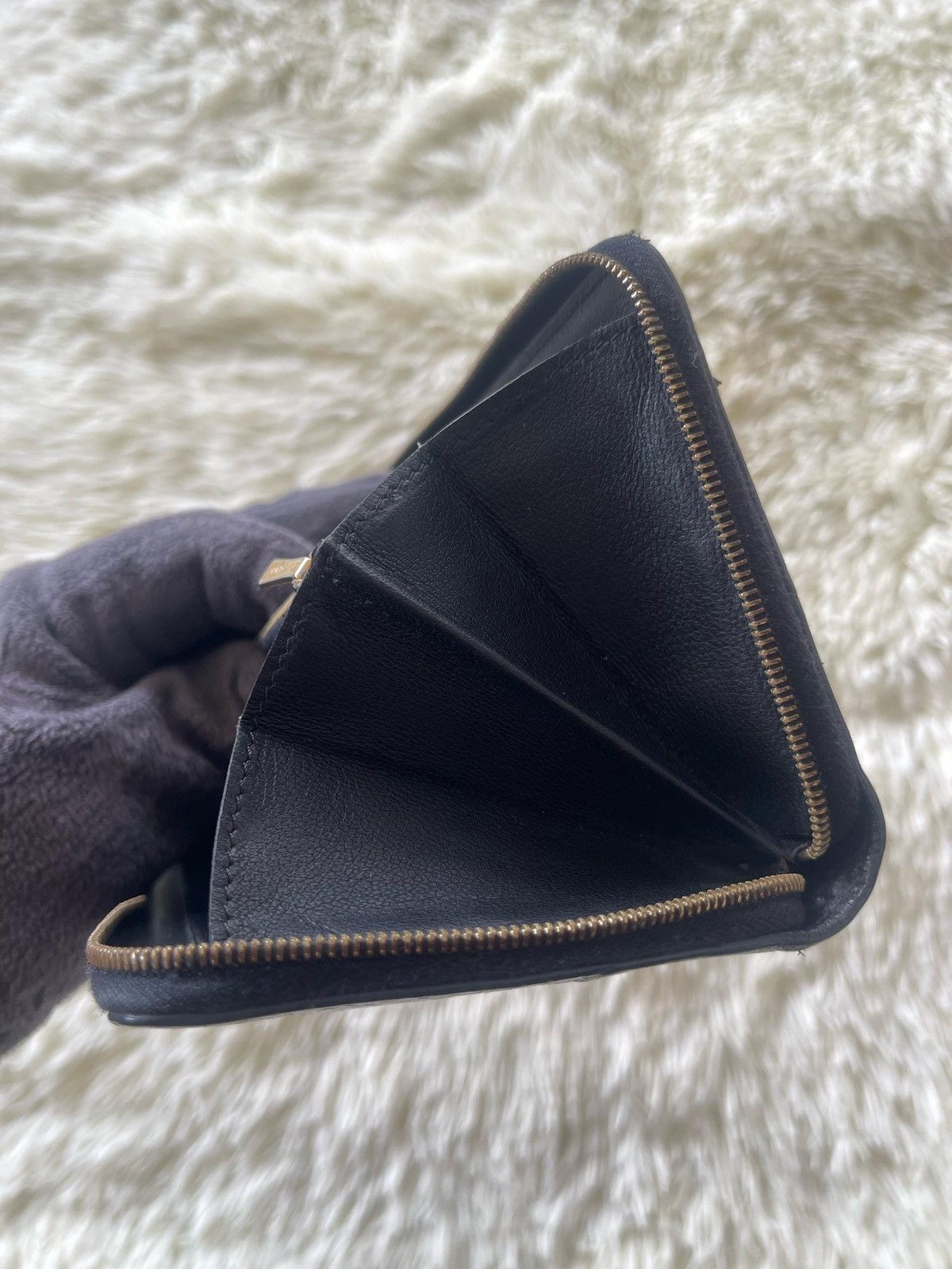 Celine × Designer × Vintage Celine Python Lambskin Zip Around Multifunction Wallet Size ONE SIZE - 12 Thumbnail