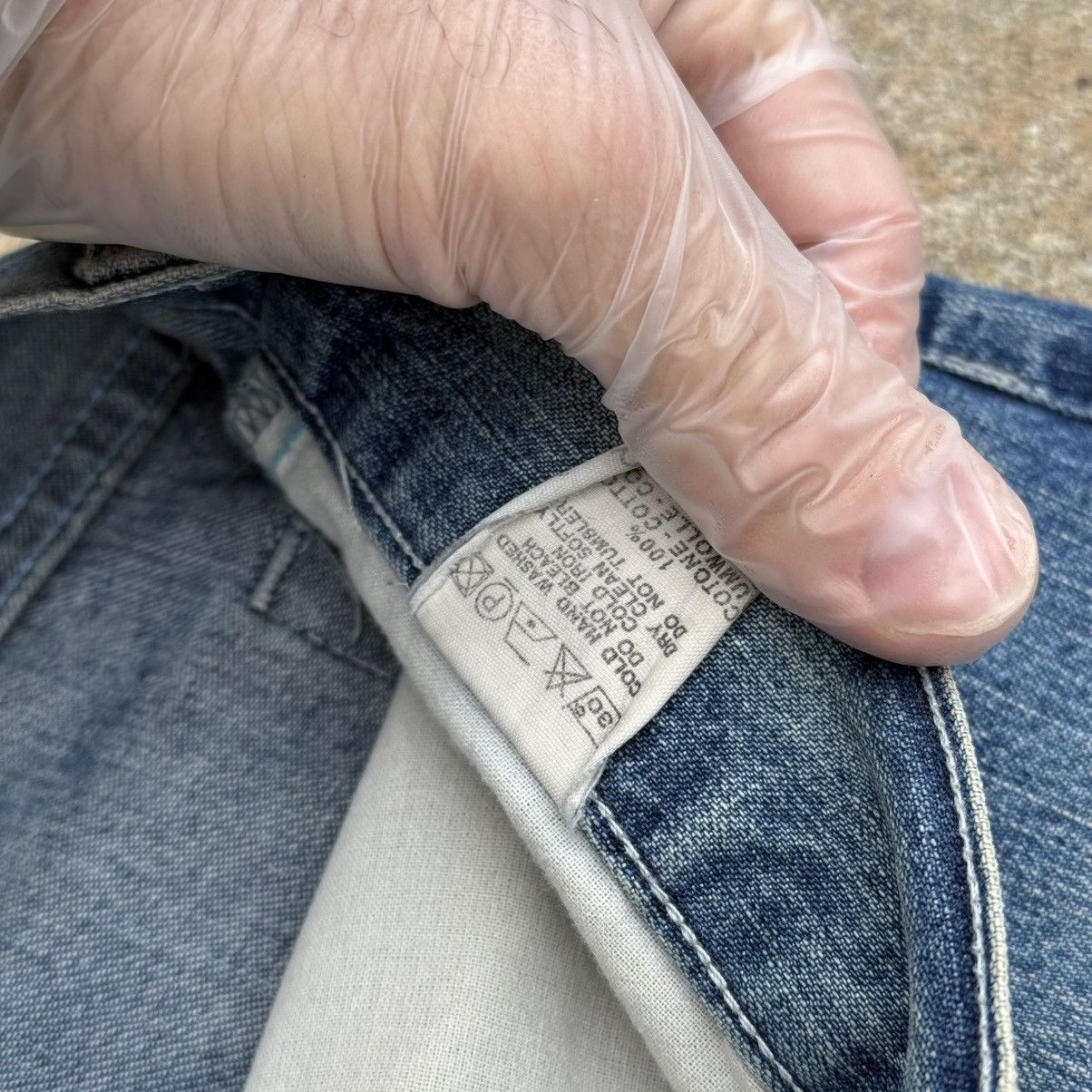 Trussardi Vintage 90’s Trussardi Distressed Faded Blue Baggy Jeans Size US 38 / EU 54 - 10 Thumbnail