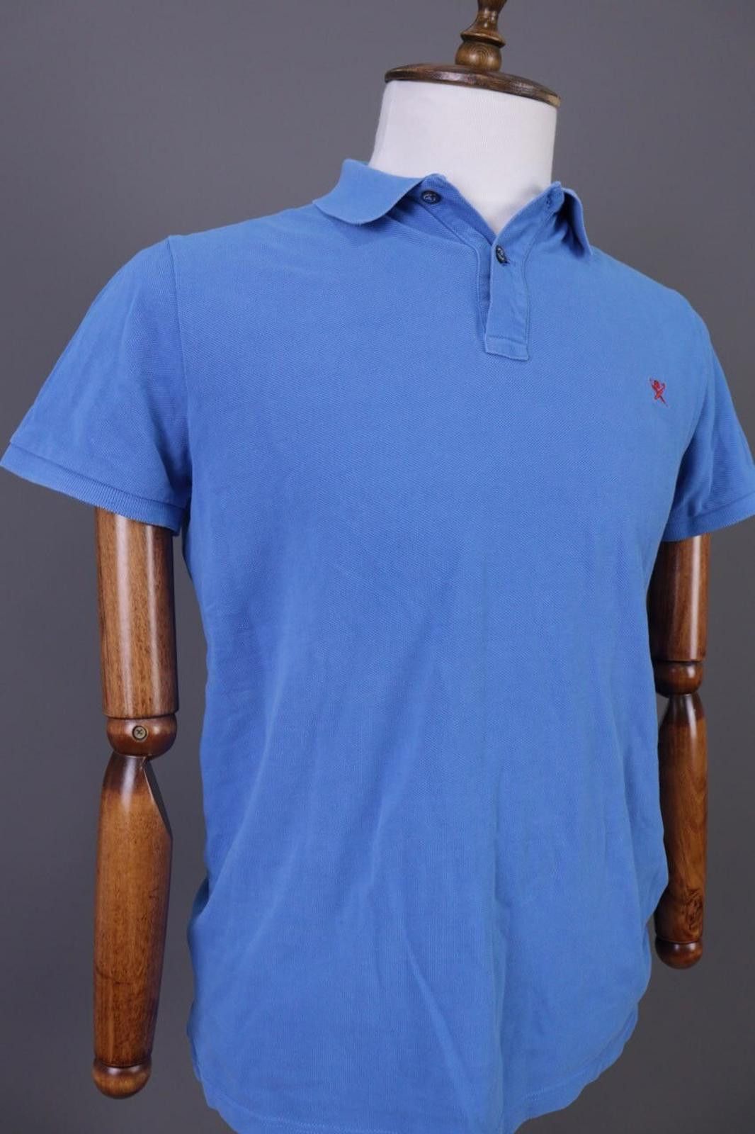 Designer Hackett London Classsic Fit Blue Polo Summer Shirt Size M Size US M / EU 48-50 / 2 - 5 Thumbnail