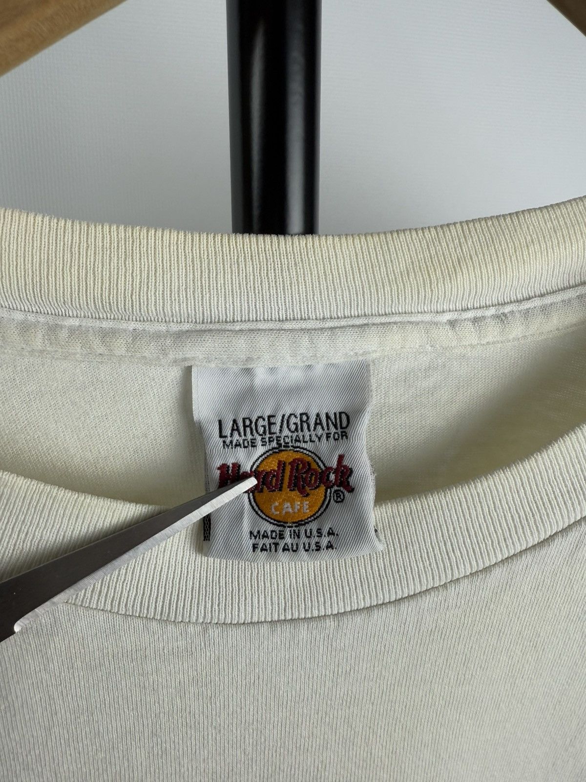 Hard Rock Cafe × Vintage Vintage 90s Hard Rock Cafe Las Vegas USA Tee T-Shirt Size US L / EU 52-54 / 3 - 3 Thumbnail
